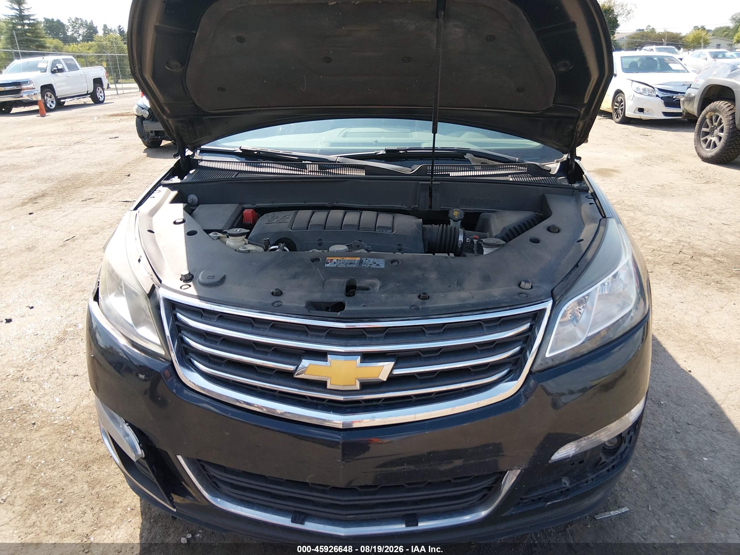 2015 Chevrolet Traverse Lt Black vin: 1GNKVHKD4FJ279178