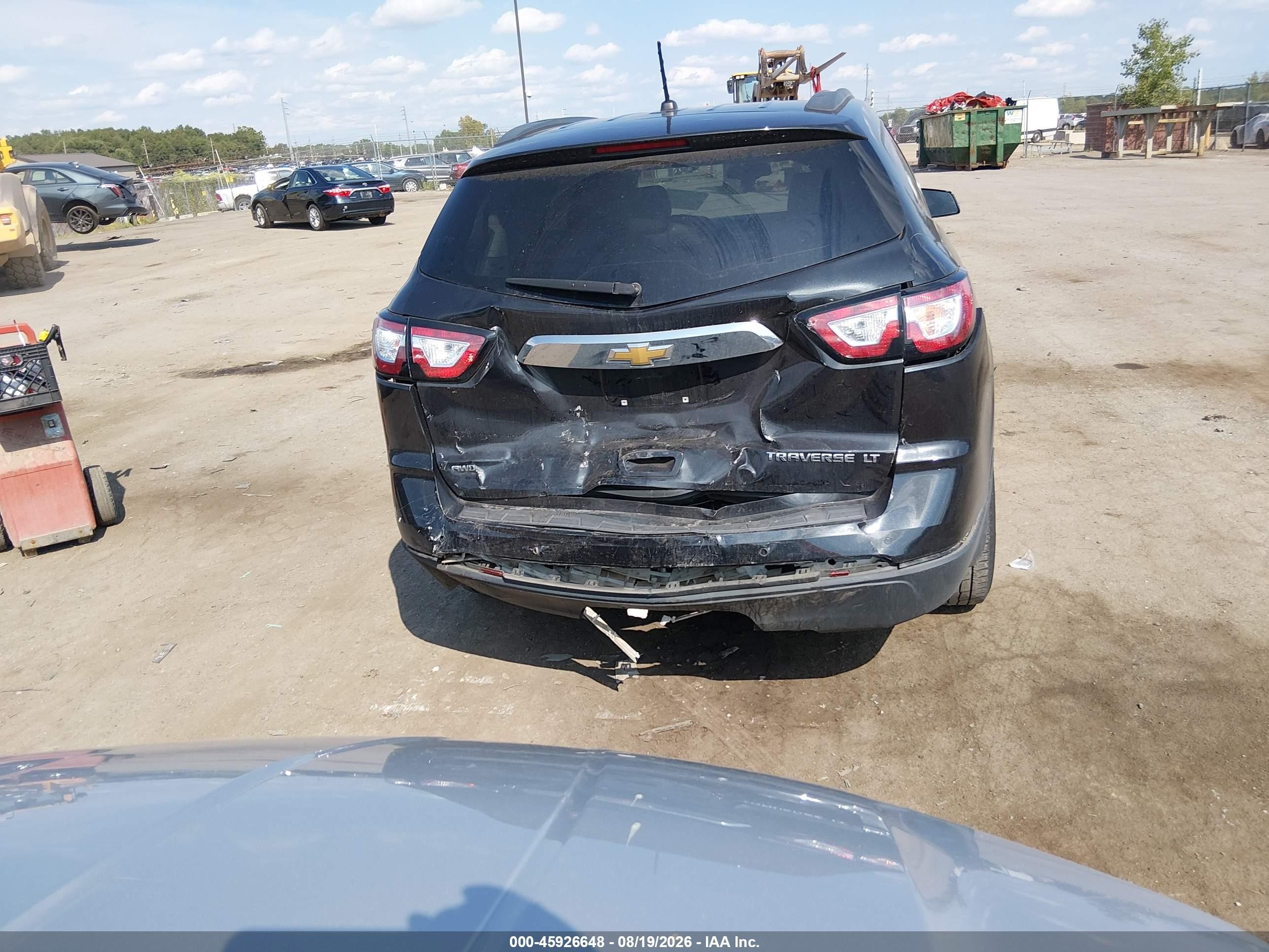 2015 Chevrolet Traverse Lt Black vin: 1GNKVHKD4FJ279178