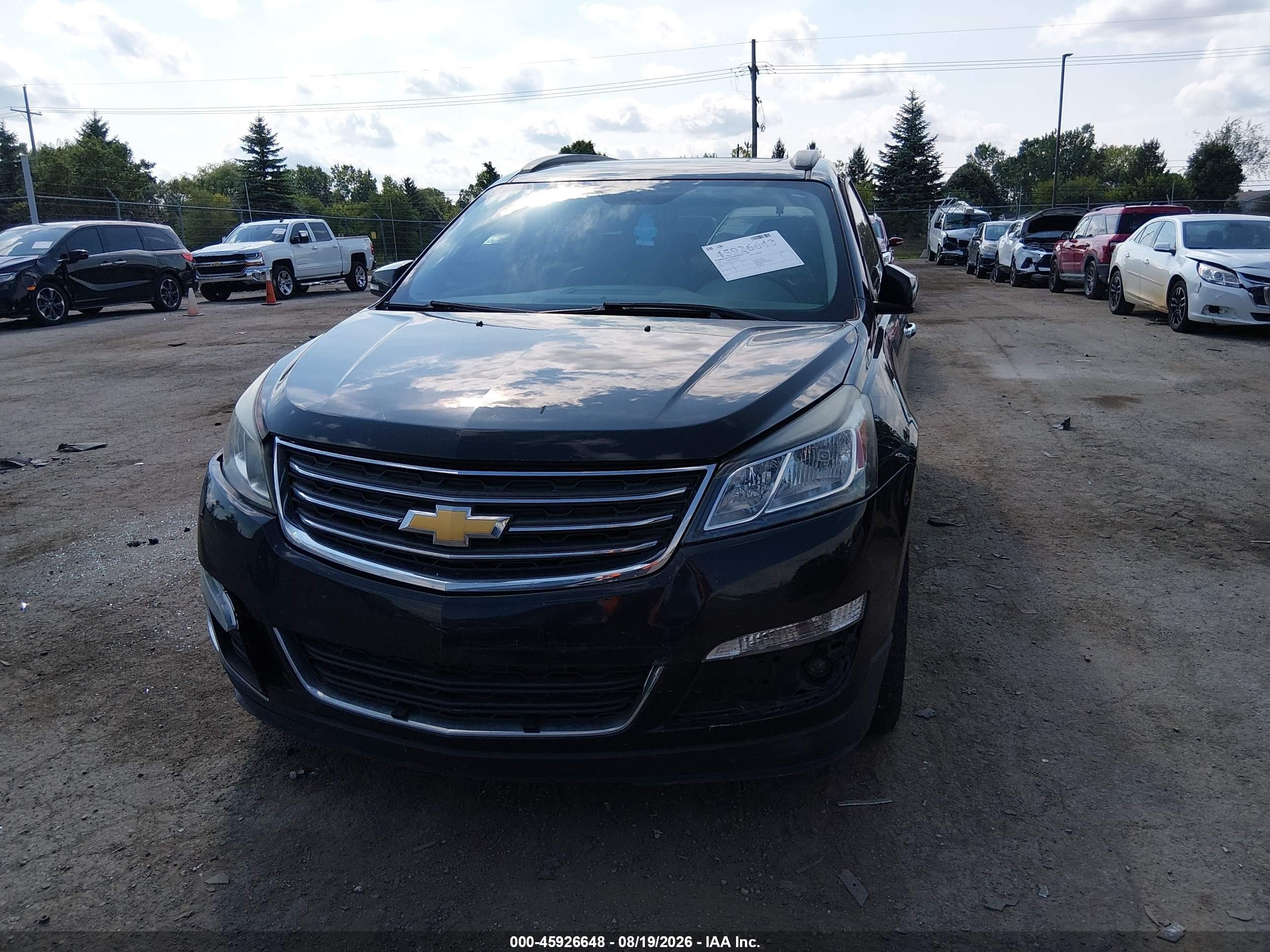 2015 Chevrolet Traverse Lt Black vin: 1GNKVHKD4FJ279178