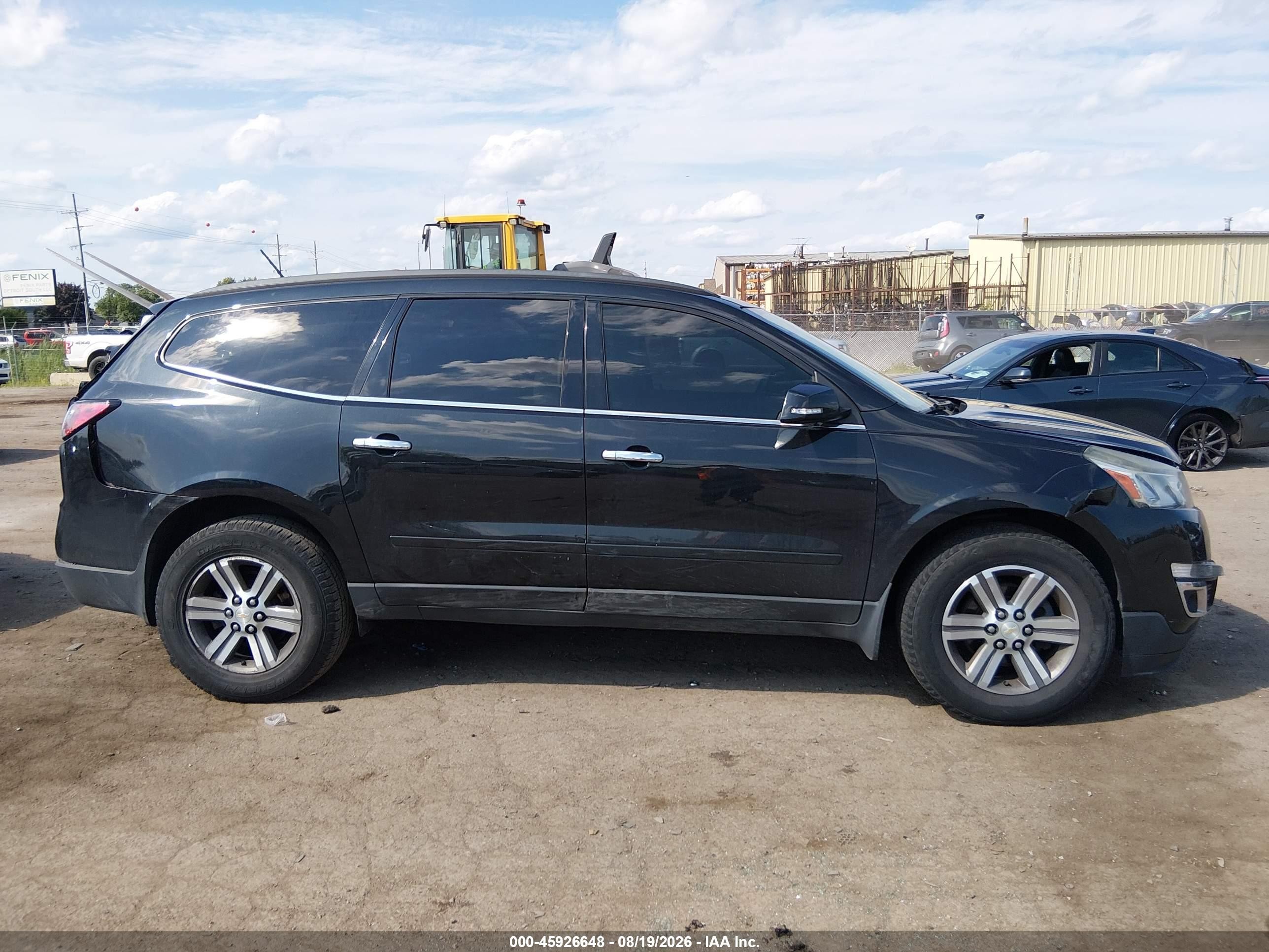 2015 Chevrolet Traverse Lt Black vin: 1GNKVHKD4FJ279178