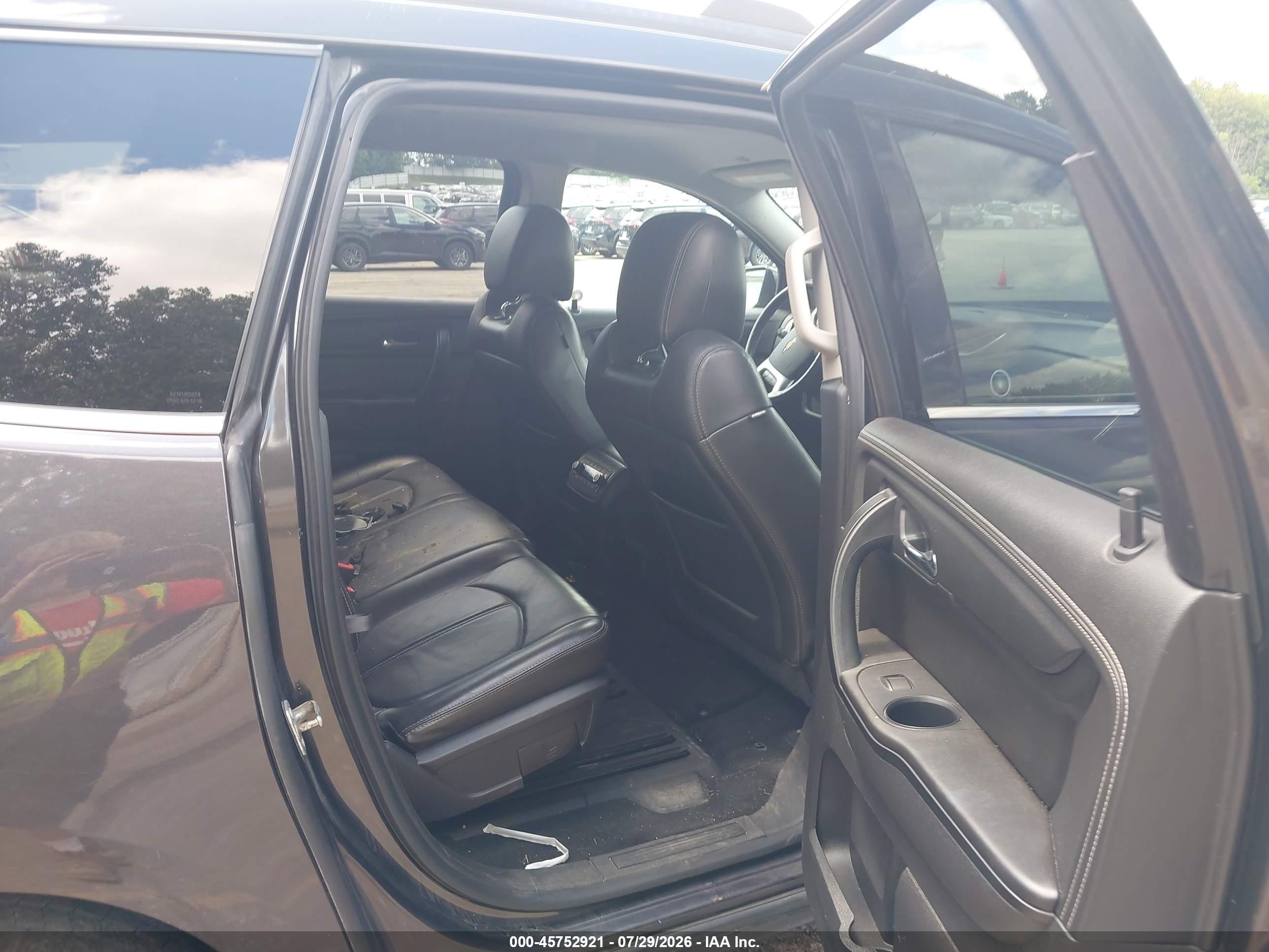 2015 Chevrolet Traverse Lt Black vin: 1GNKVHKD4FJ362691