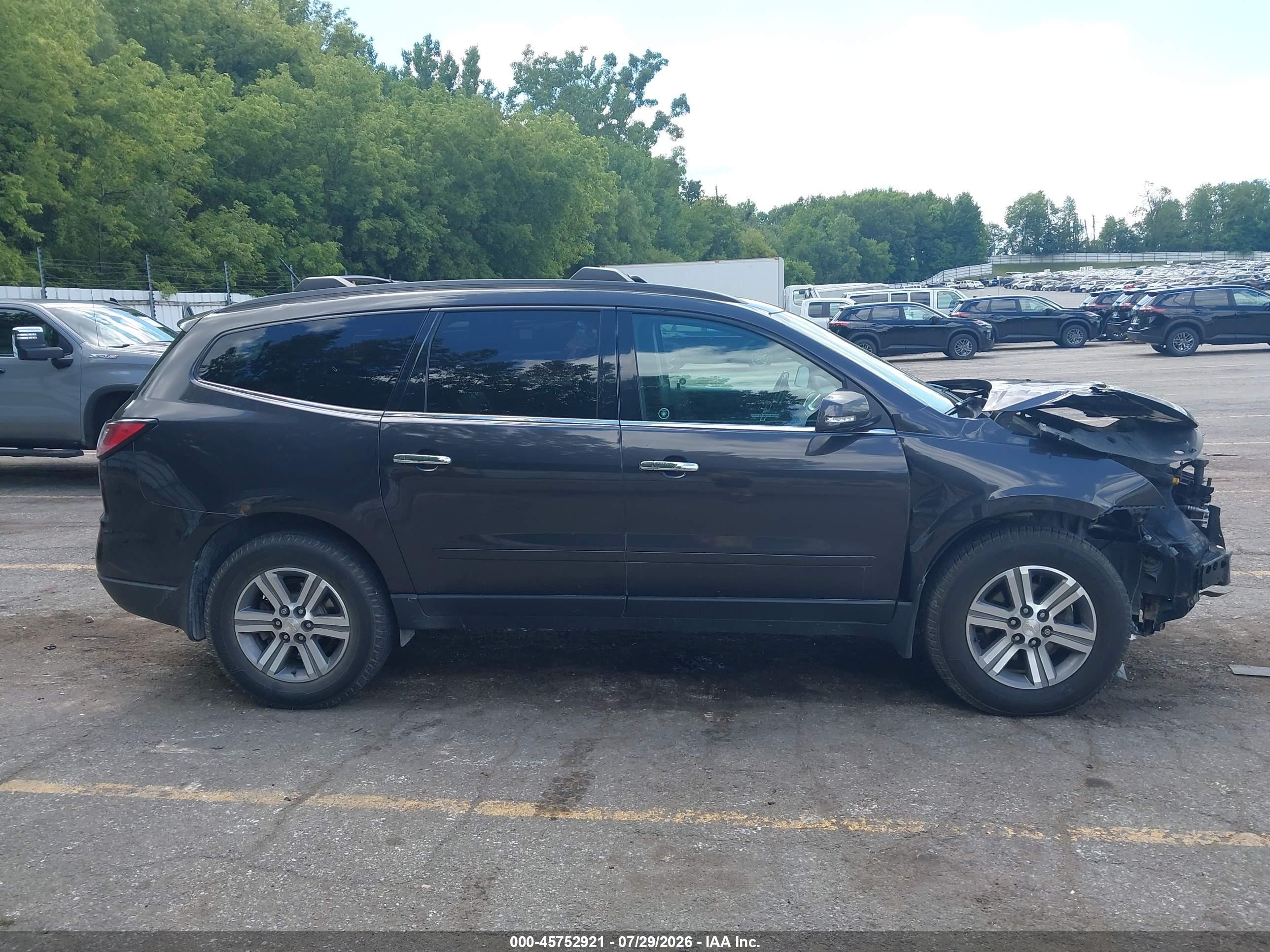 2015 Chevrolet Traverse Lt Black vin: 1GNKVHKD4FJ362691