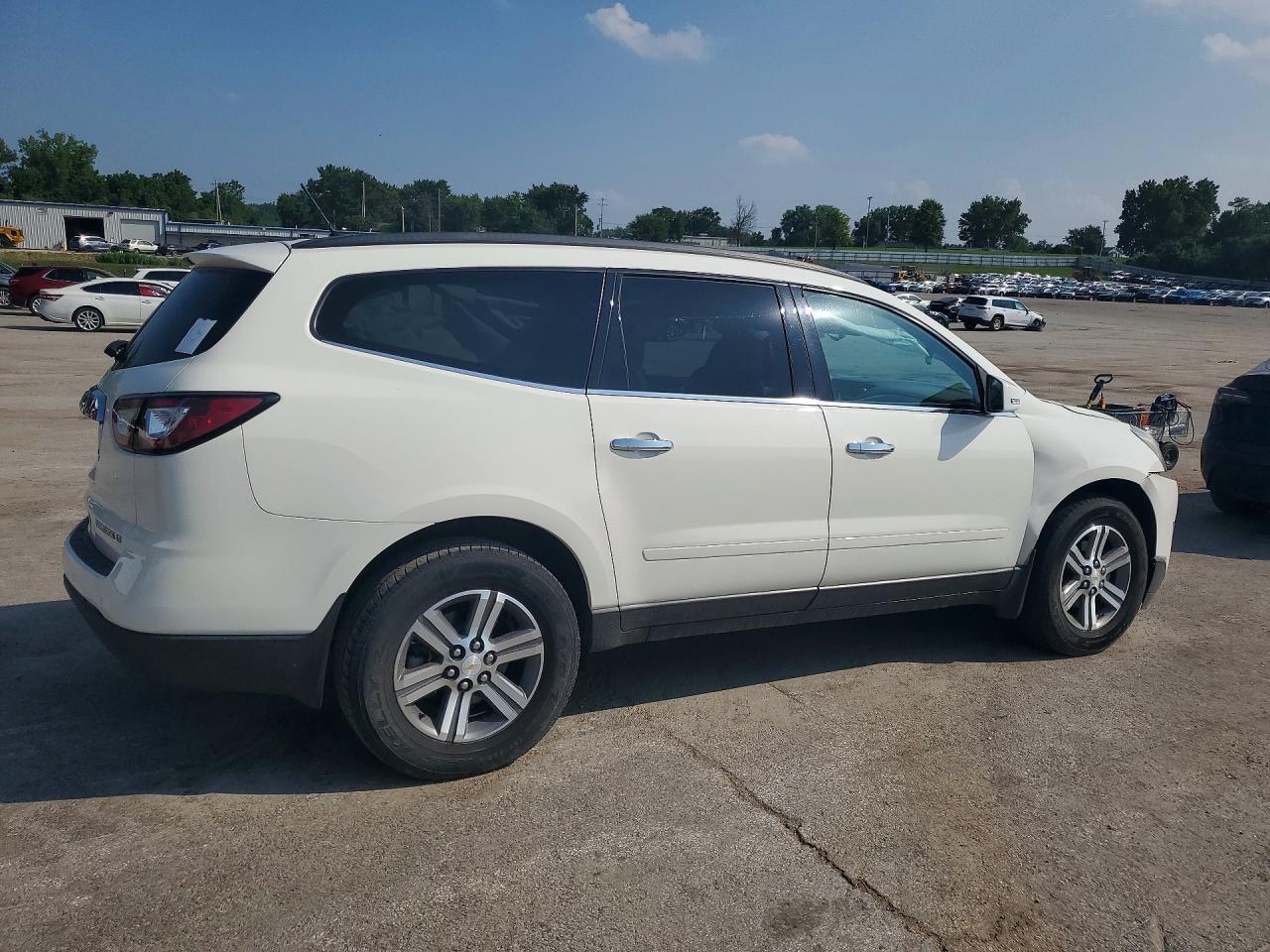 2015 Chevrolet Traverse 2lt White vin: 1GNKVHKD5FJ273406