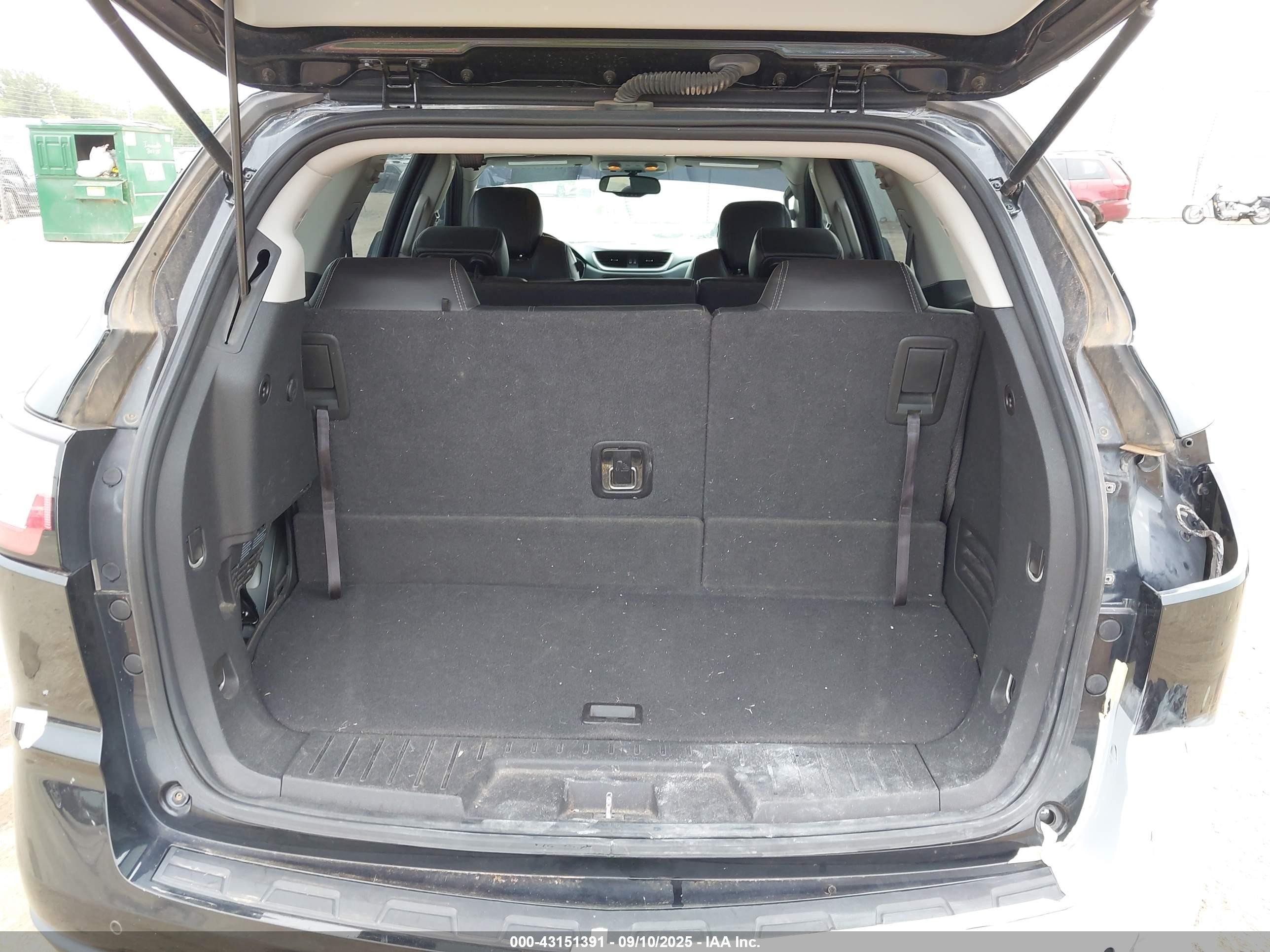 2015 Chevrolet Traverse 2lt Черный vin: 1GNKVHKD6FJ238258