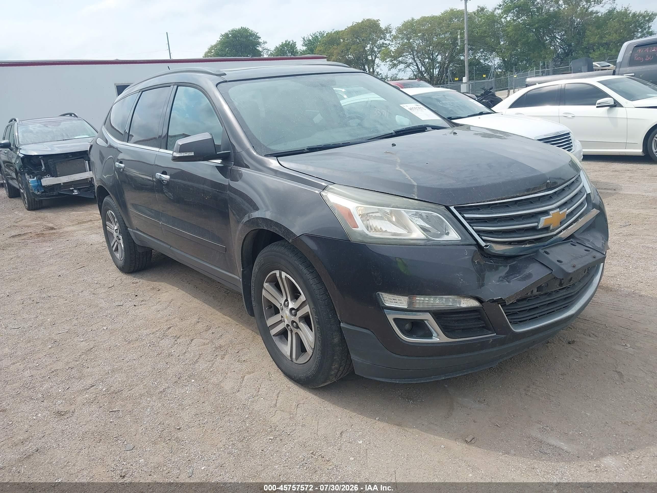 2015 Chevrolet Traverse Lt Black vin: 1GNKVHKD6FJ366404