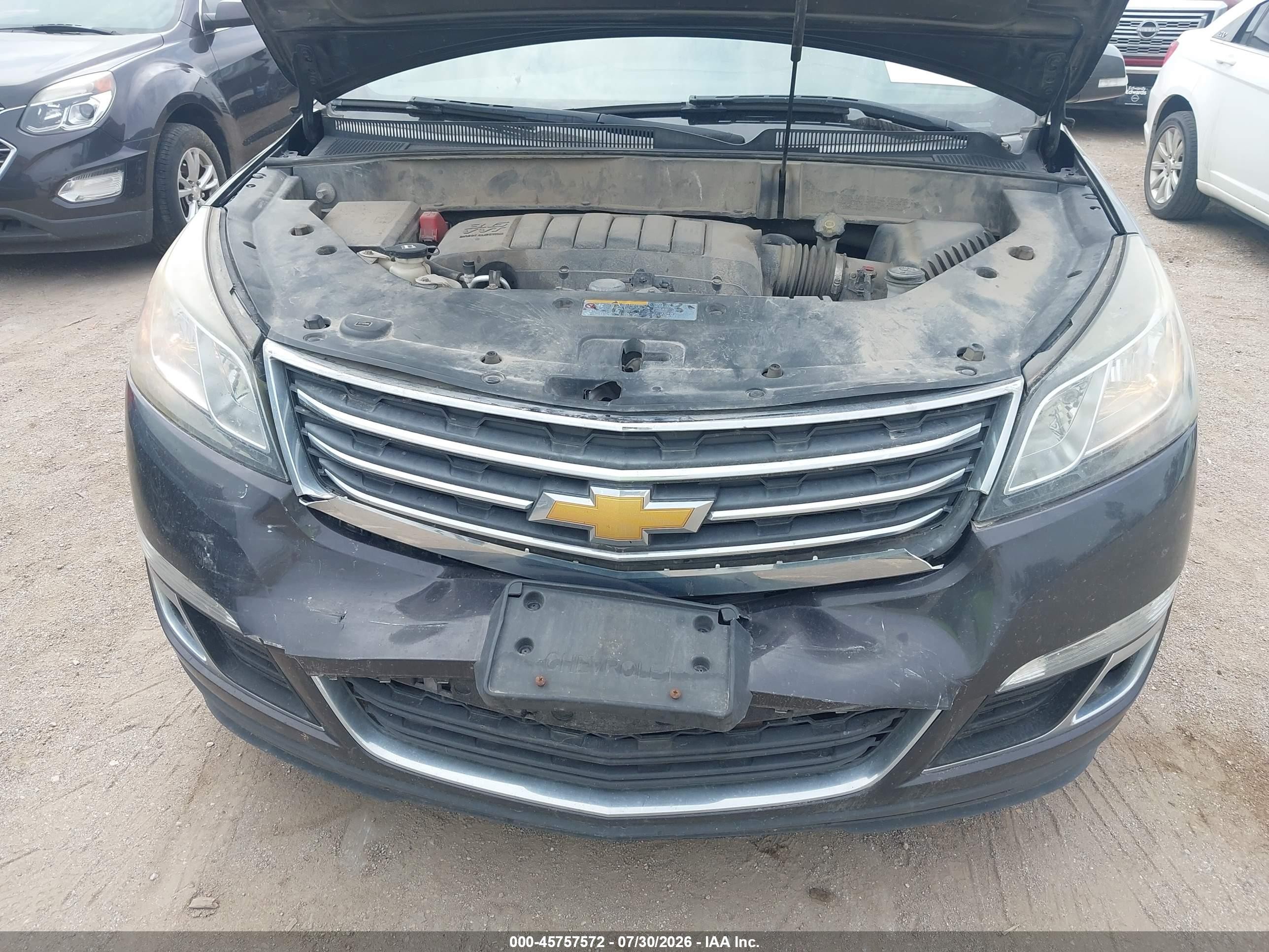 2015 Chevrolet Traverse Lt Black vin: 1GNKVHKD6FJ366404