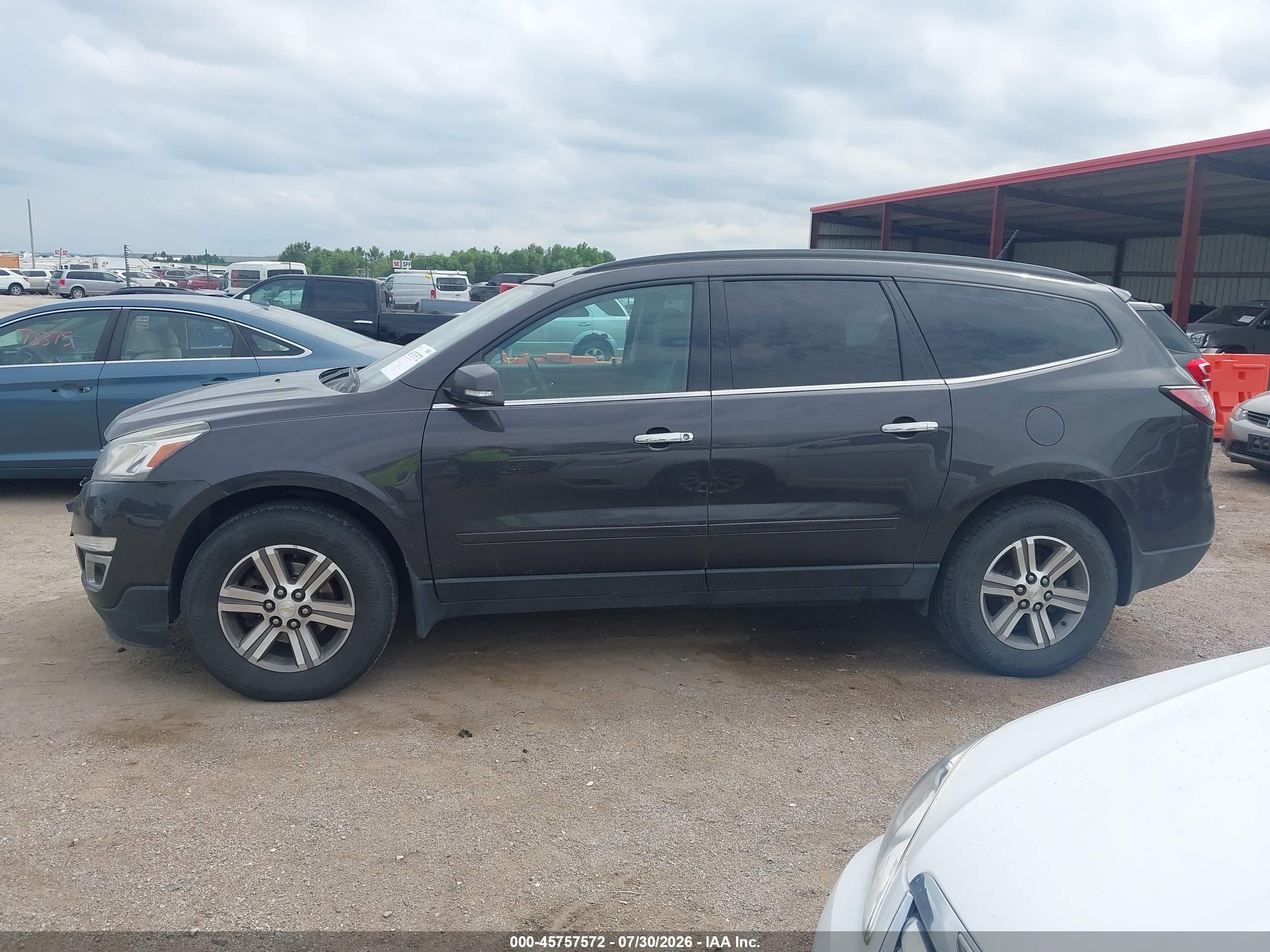 2015 Chevrolet Traverse Lt Black vin: 1GNKVHKD6FJ366404