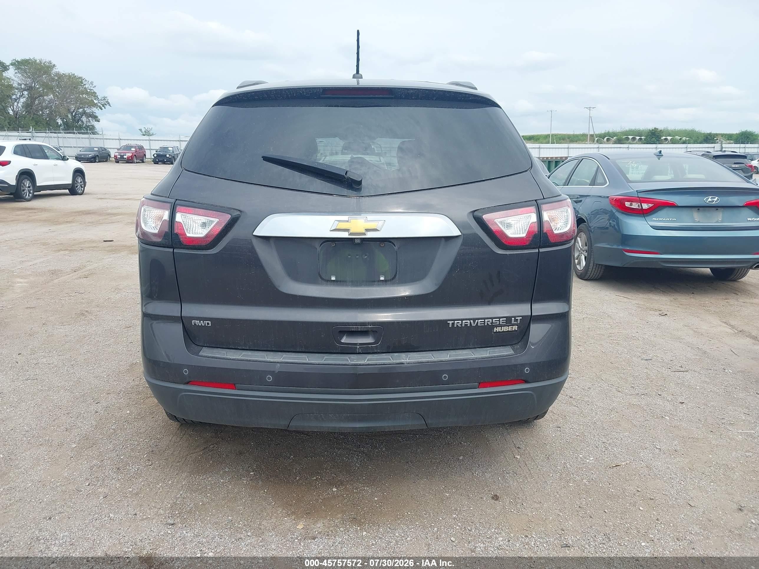 2015 Chevrolet Traverse Lt Black vin: 1GNKVHKD6FJ366404