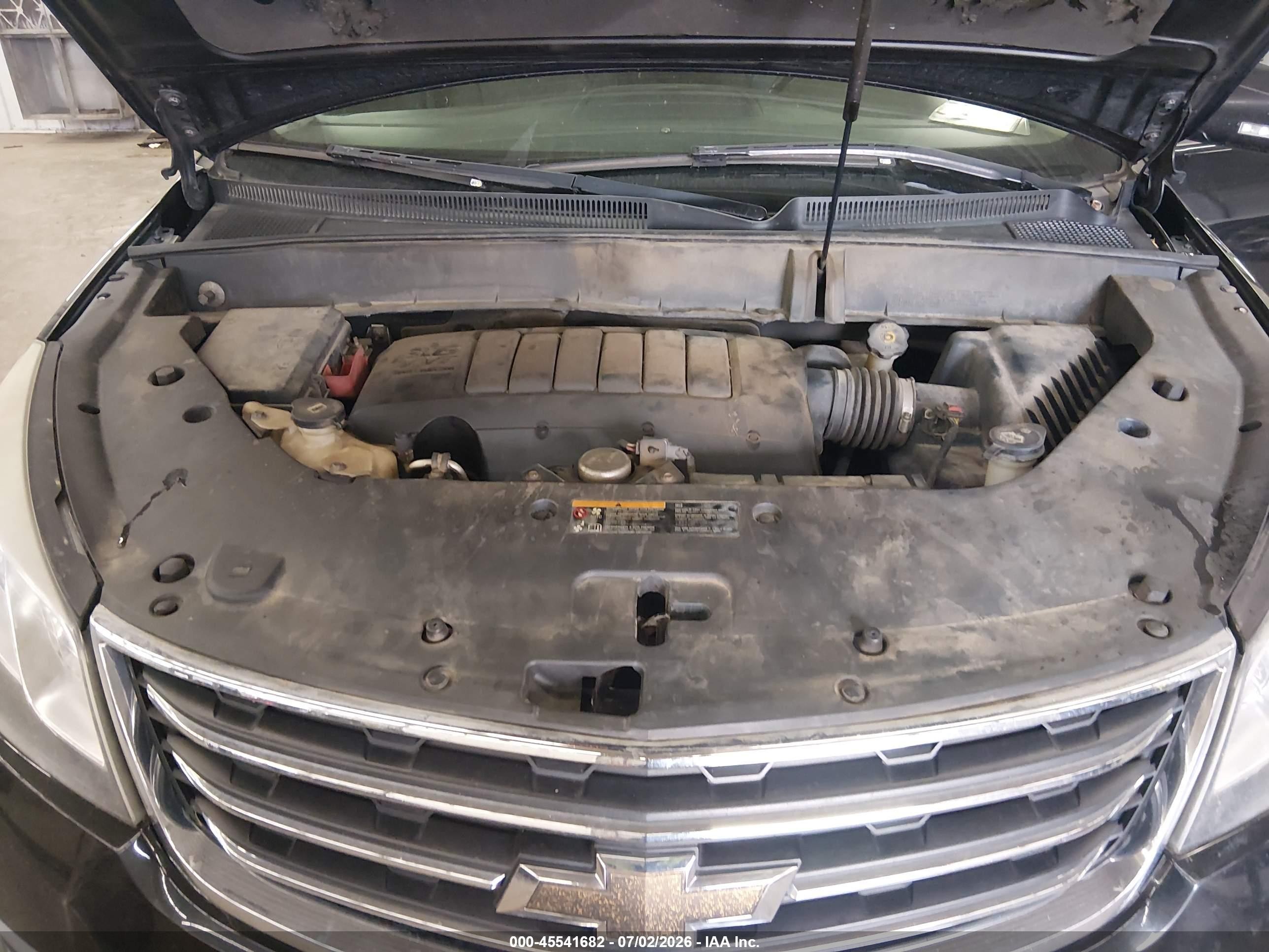 2014 Chevrolet Traverse 2lt Черный vin: 1GNKVHKD7EJ136580