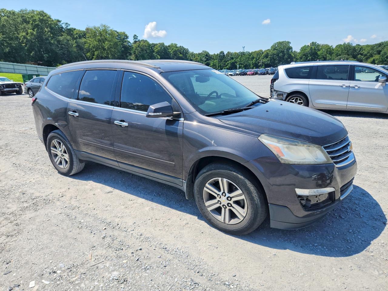 2015 Chevrolet Traverse Lt Charcoal vin: 1GNKVHKD7FJ344928
