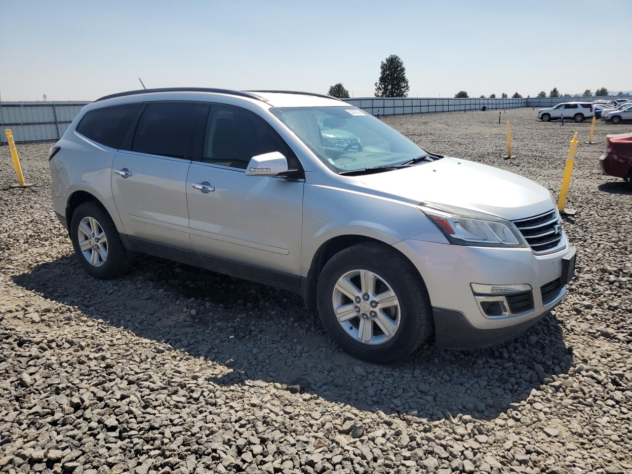 2014 Chevrolet Traverse Lt Silver vin: 1GNKVHKD8EJ367553