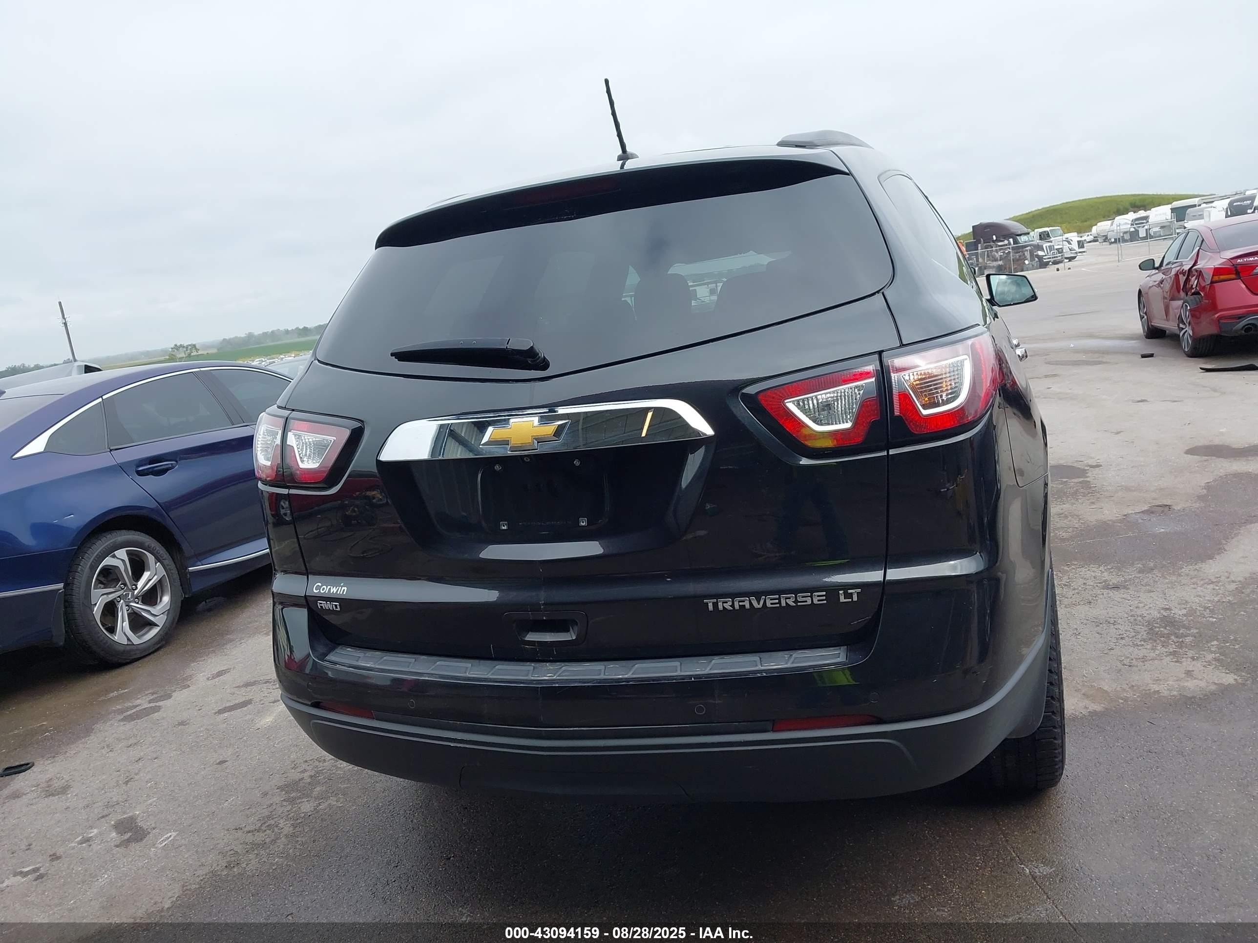 2015 Chevrolet Traverse 2lt Black vin: 1GNKVHKD8FJ267972
