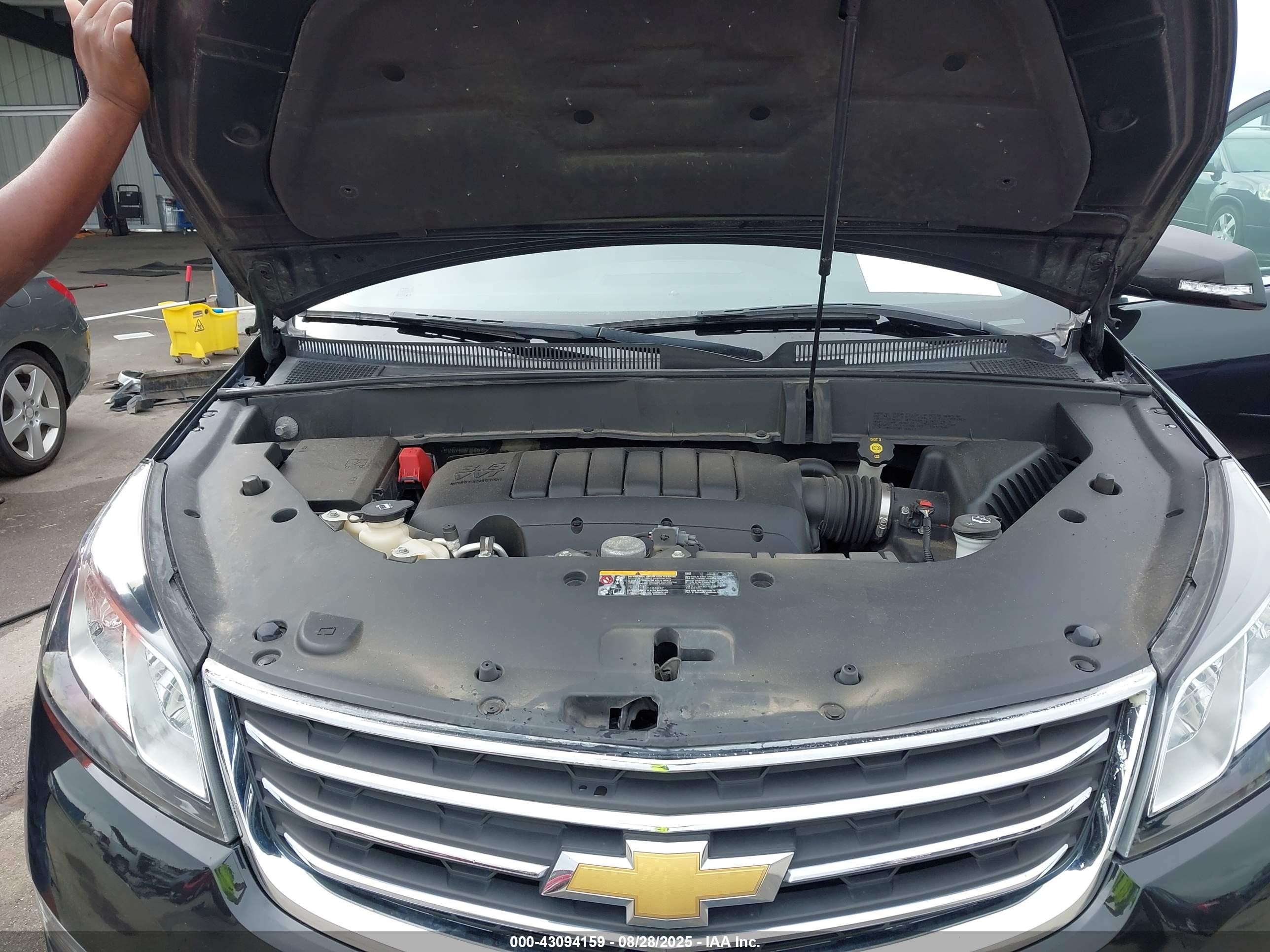 2015 Chevrolet Traverse 2lt Black vin: 1GNKVHKD8FJ267972