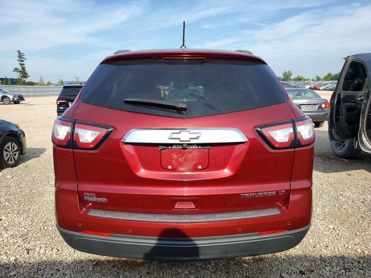 2015 Chevrolet Traverse Lt Красный vin: 1GNKVHKD8FJ288174