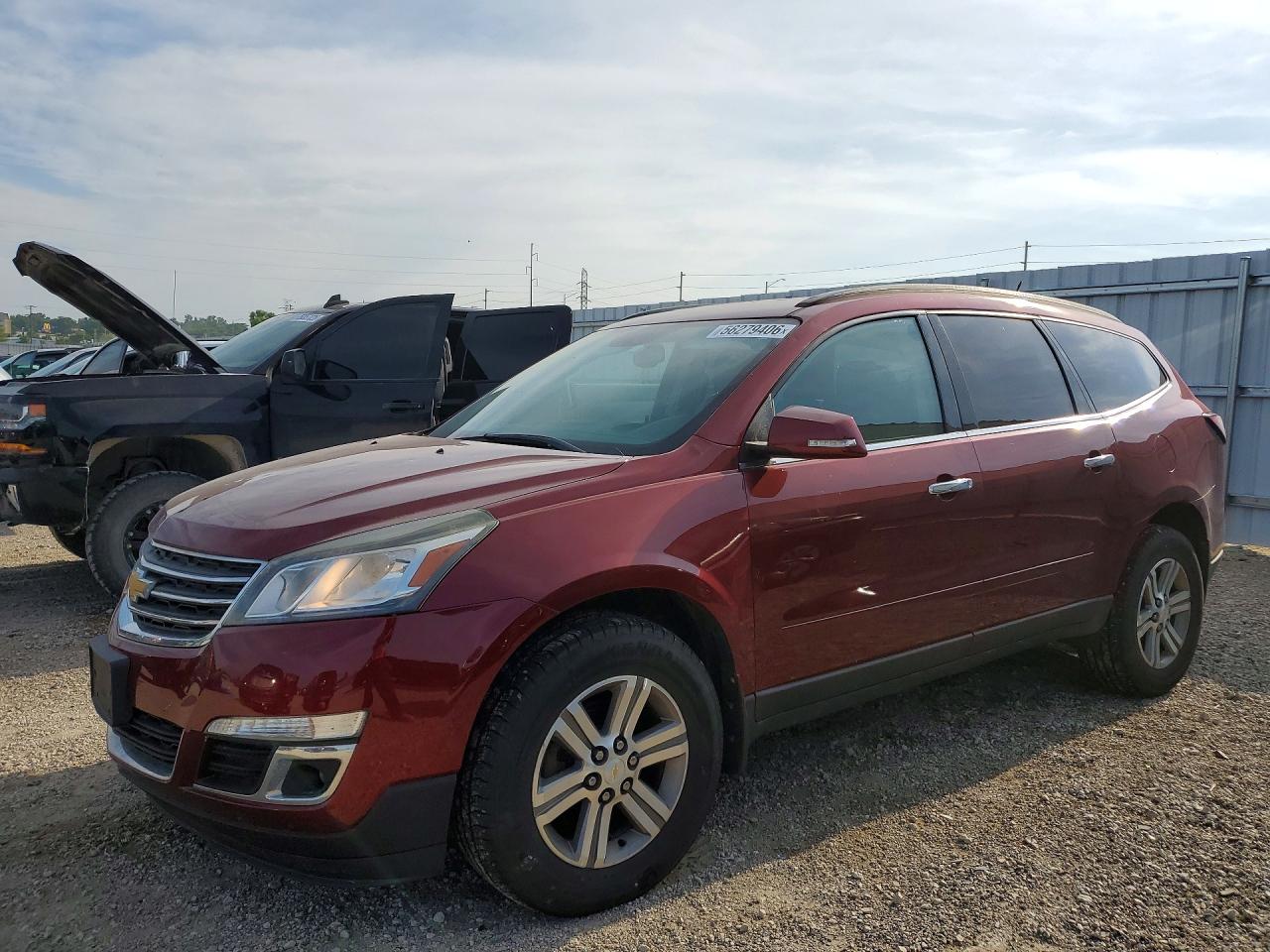 2015 Chevrolet Traverse Lt Красный vin: 1GNKVHKD8FJ288174