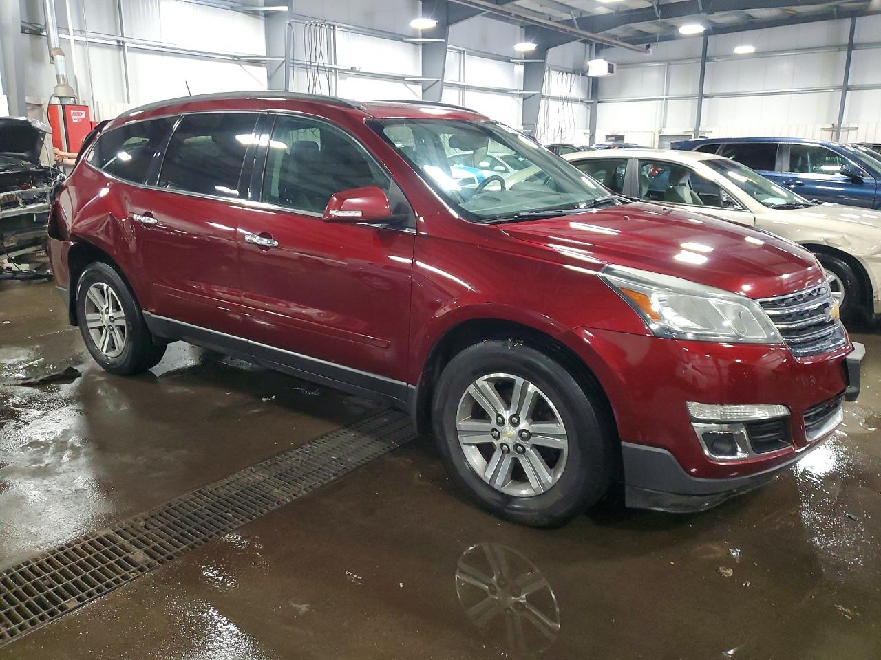 2015 Chevrolet Traverse Lt Бордовый vin: 1GNKVHKDXFJ103641