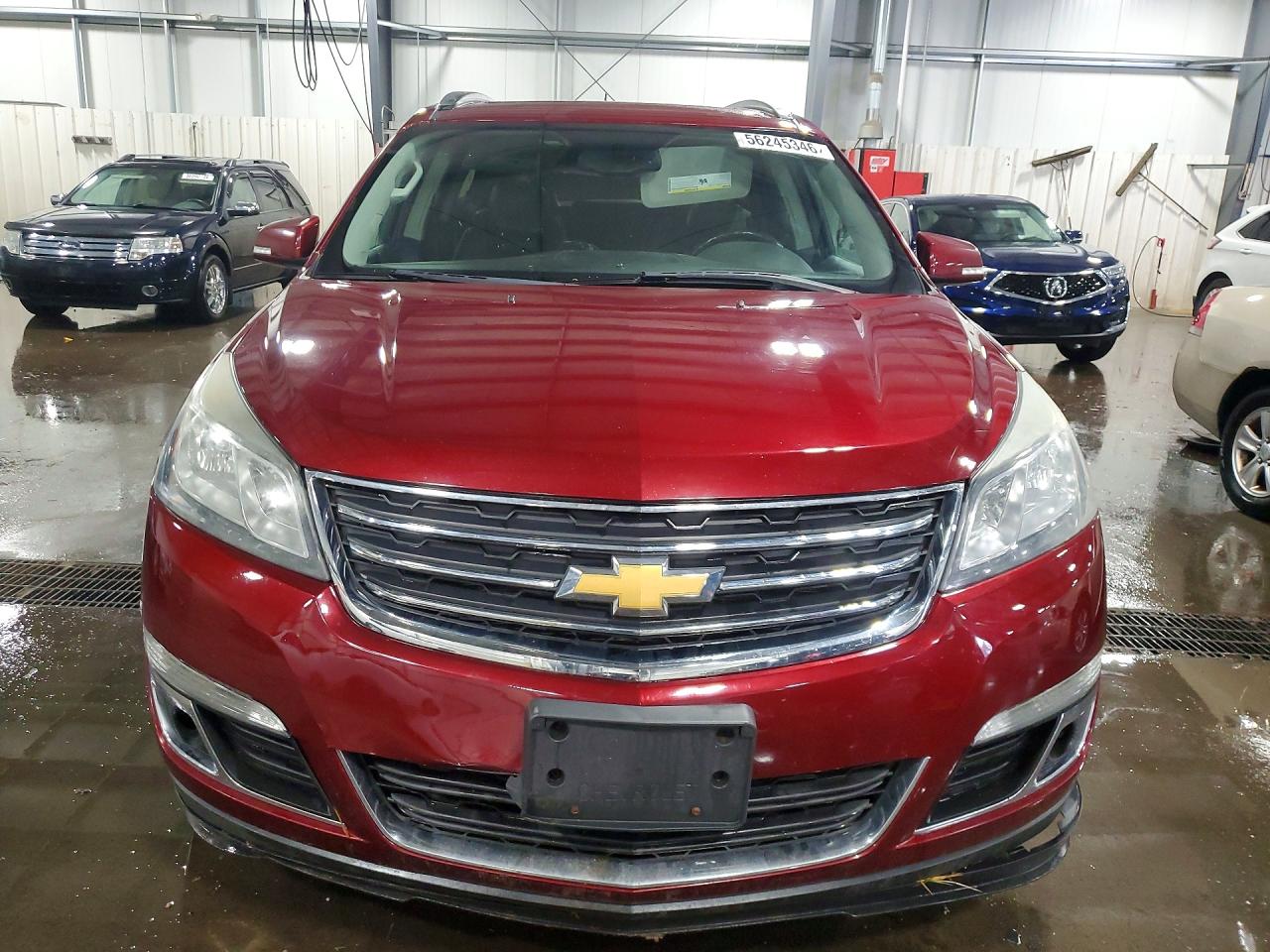 2015 Chevrolet Traverse Lt Бордовый vin: 1GNKVHKDXFJ103641