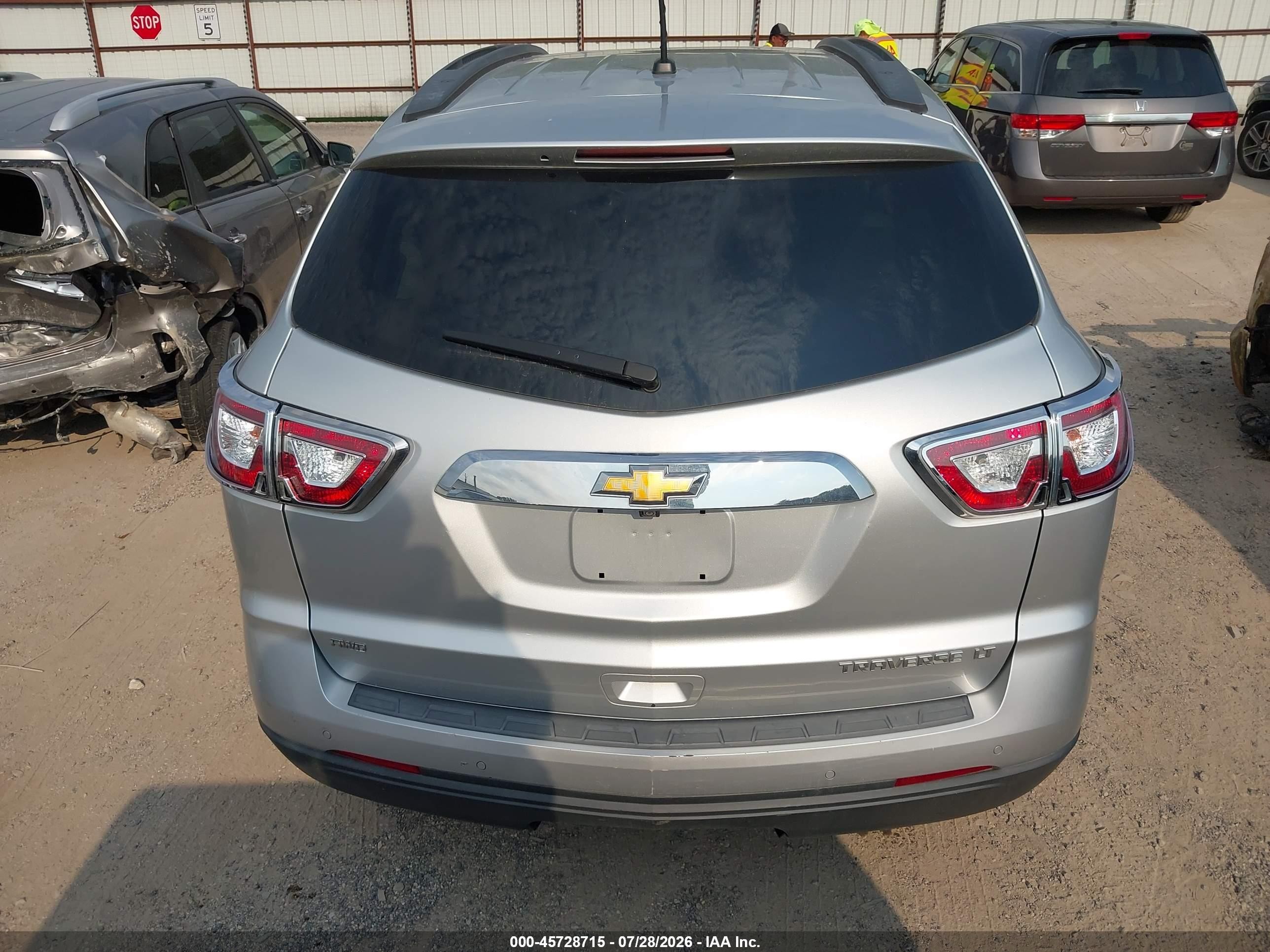 2015 Chevrolet Traverse Lt Gray vin: 1GNKVHKDXFJ384498