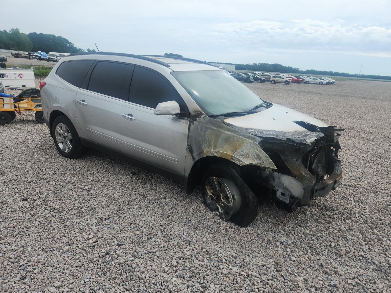 2012 Chevrolet Traverse Lt Silver vin: 1GNKVJED0CJ329475