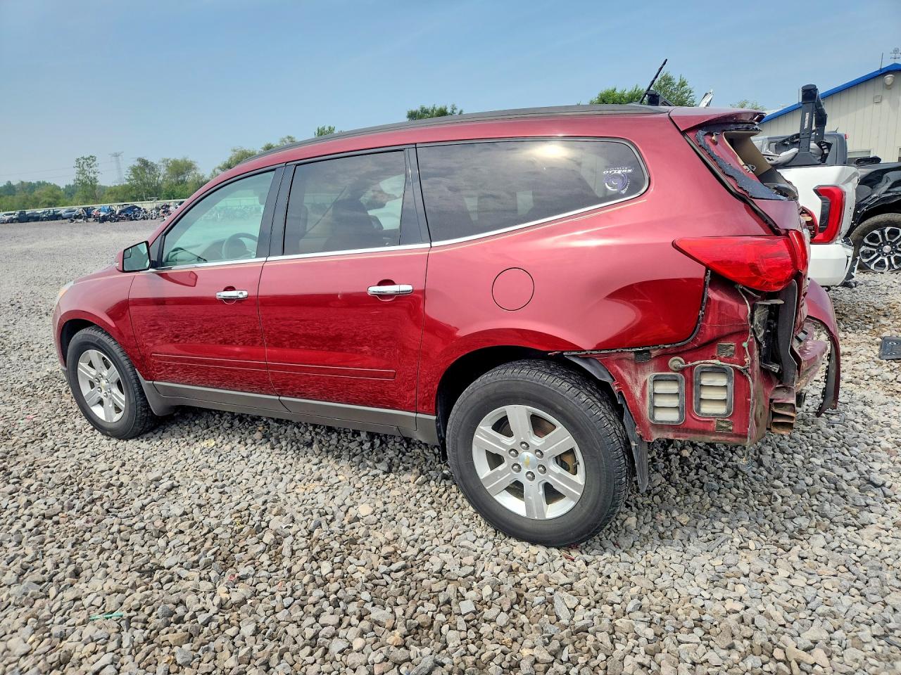 2011 Chevrolet Traverse Lt Red vin: 1GNKVJED4BJ173438