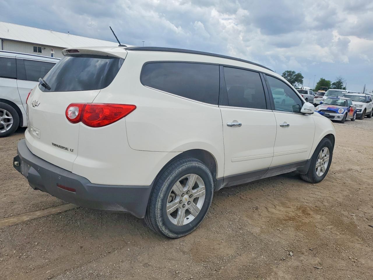 2011 Chevrolet Traverse Lt White vin: 1GNKVJED4BJ293191