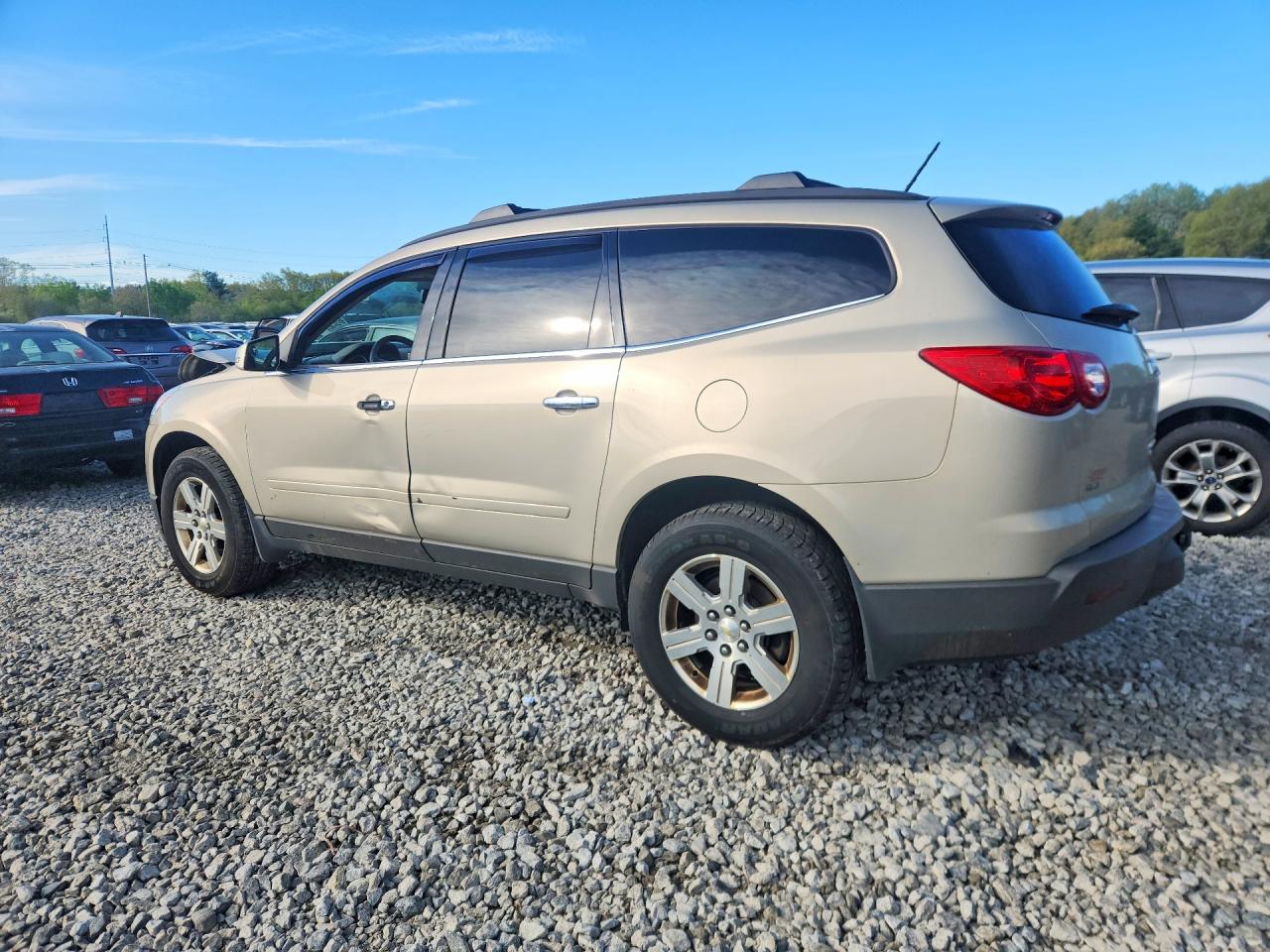 2012 Chevrolet Traverse Lt Beige vin: 1GNKVJED4CJ187731