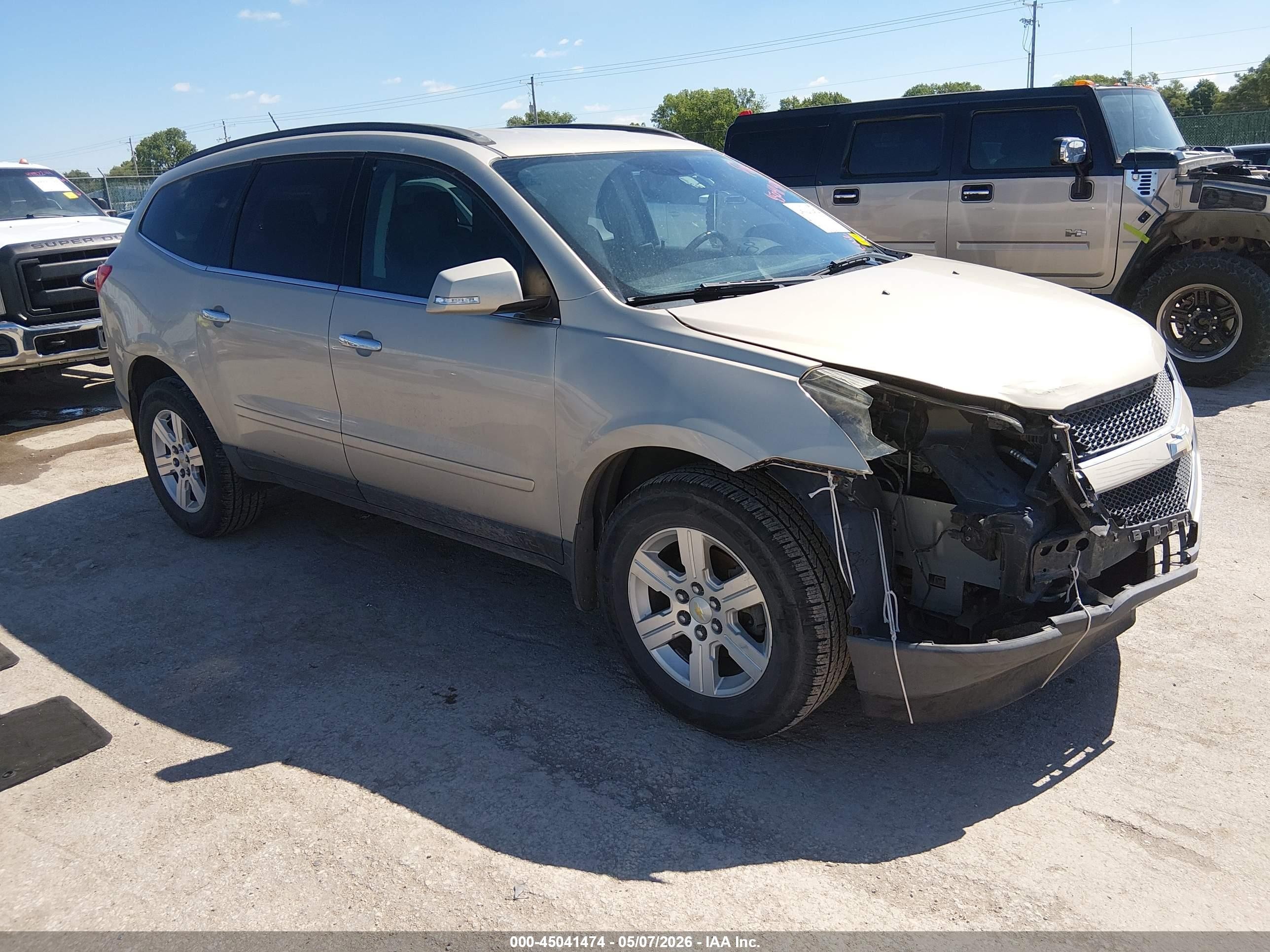 2012 Chevrolet Traverse 2lt Желто-коричневый vin: 1GNKVJED7CJ273681