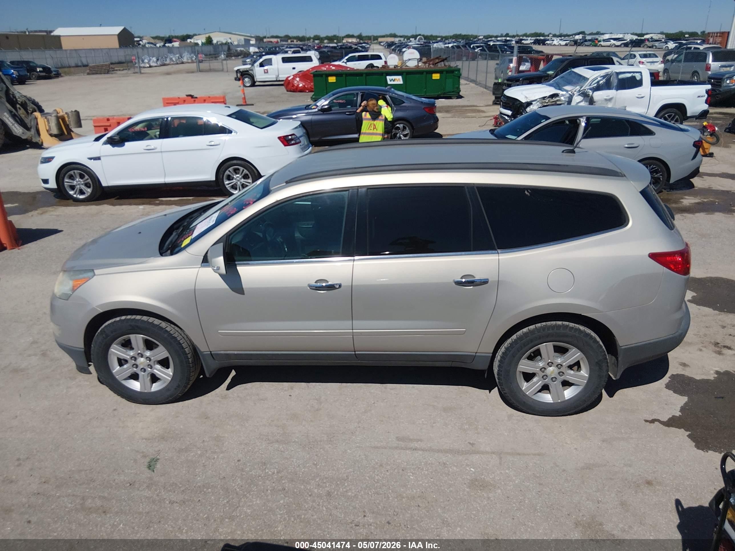 2012 Chevrolet Traverse 2lt Желто-коричневый vin: 1GNKVJED7CJ273681