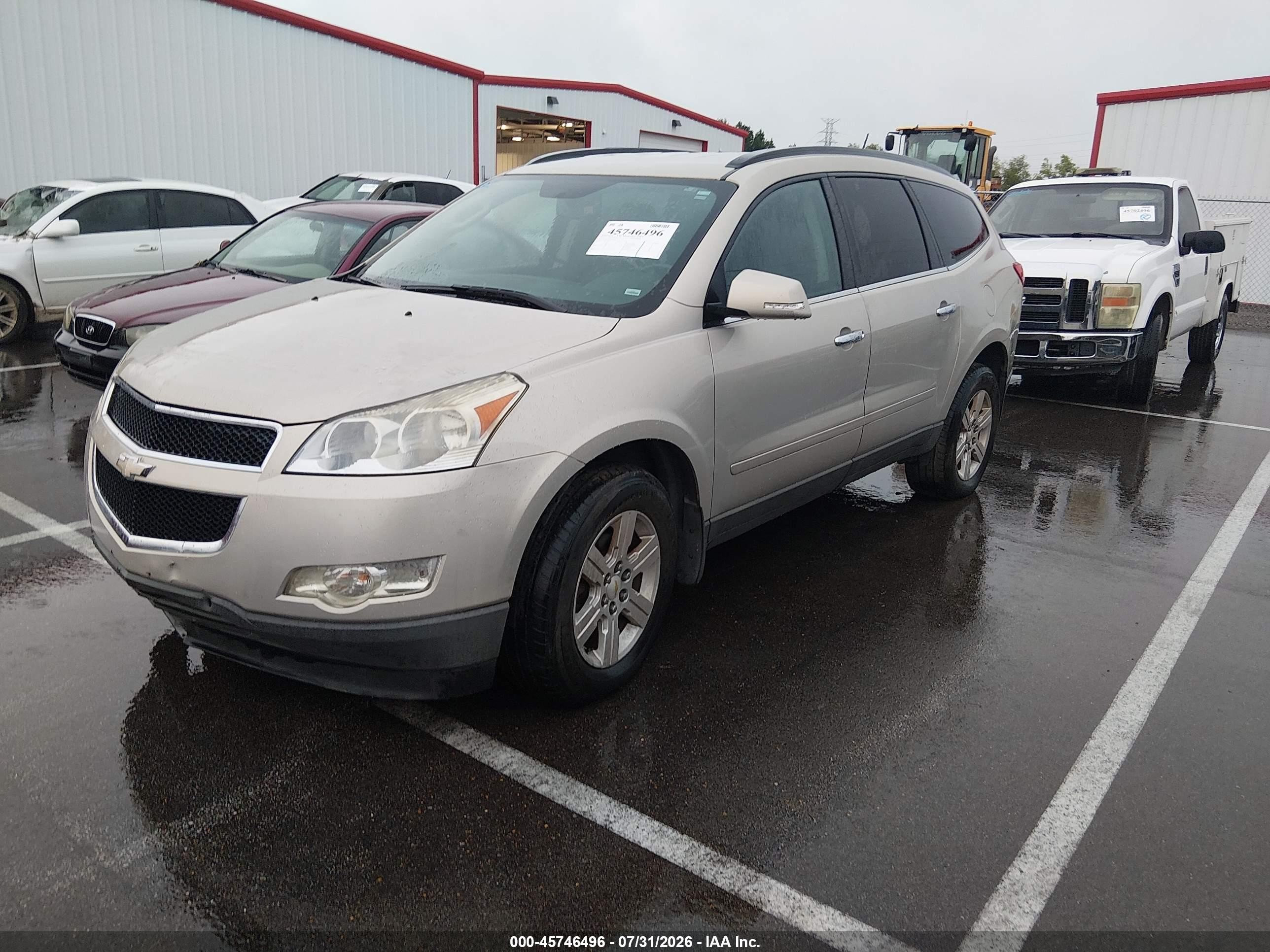 2012 Chevrolet Traverse 2lt Tan vin: 1GNKVJED9CJ288554