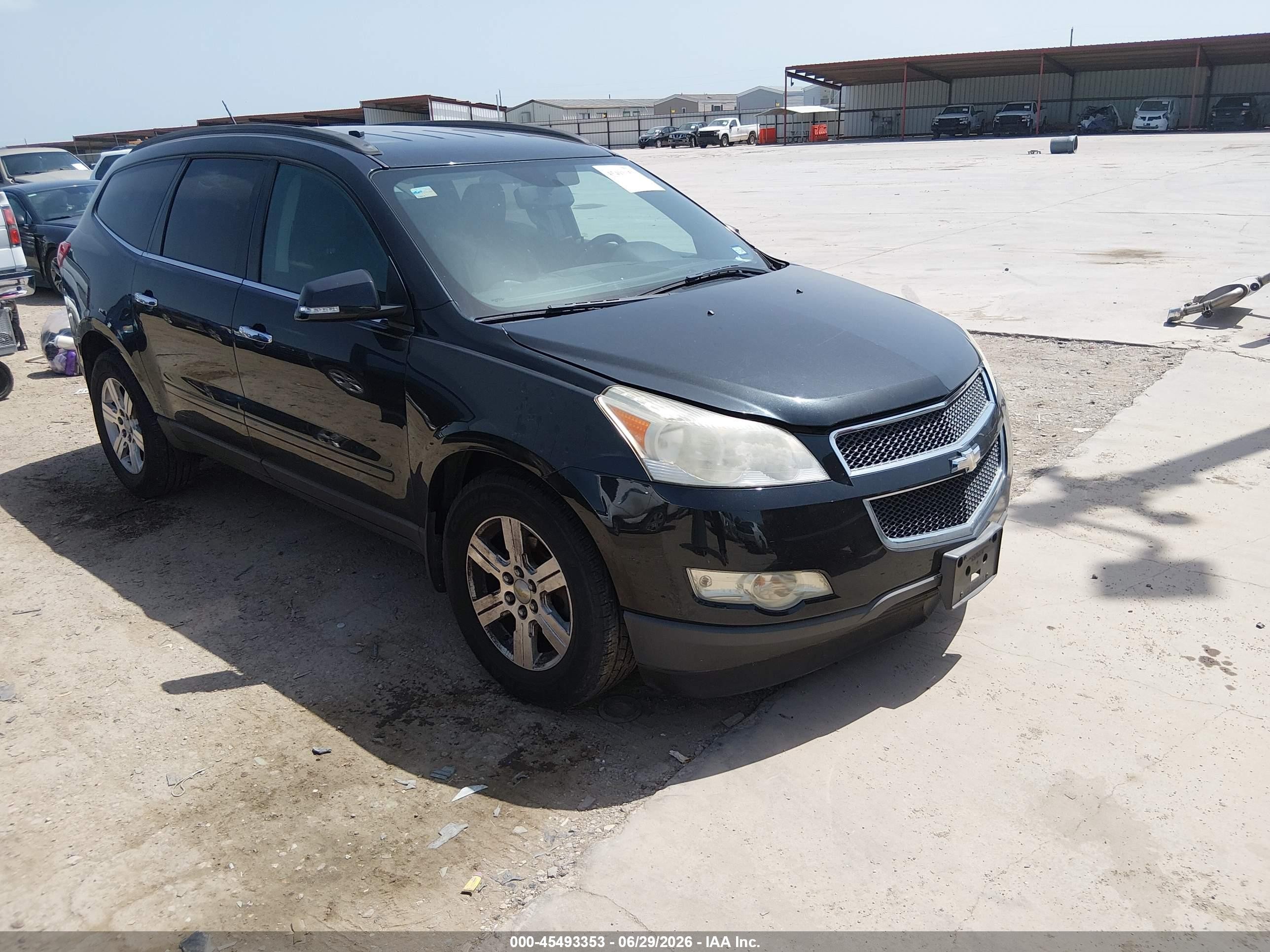 2012 Chevrolet Traverse Lt W/2lt Черный vin: 1GNKVJEDXCJ218948