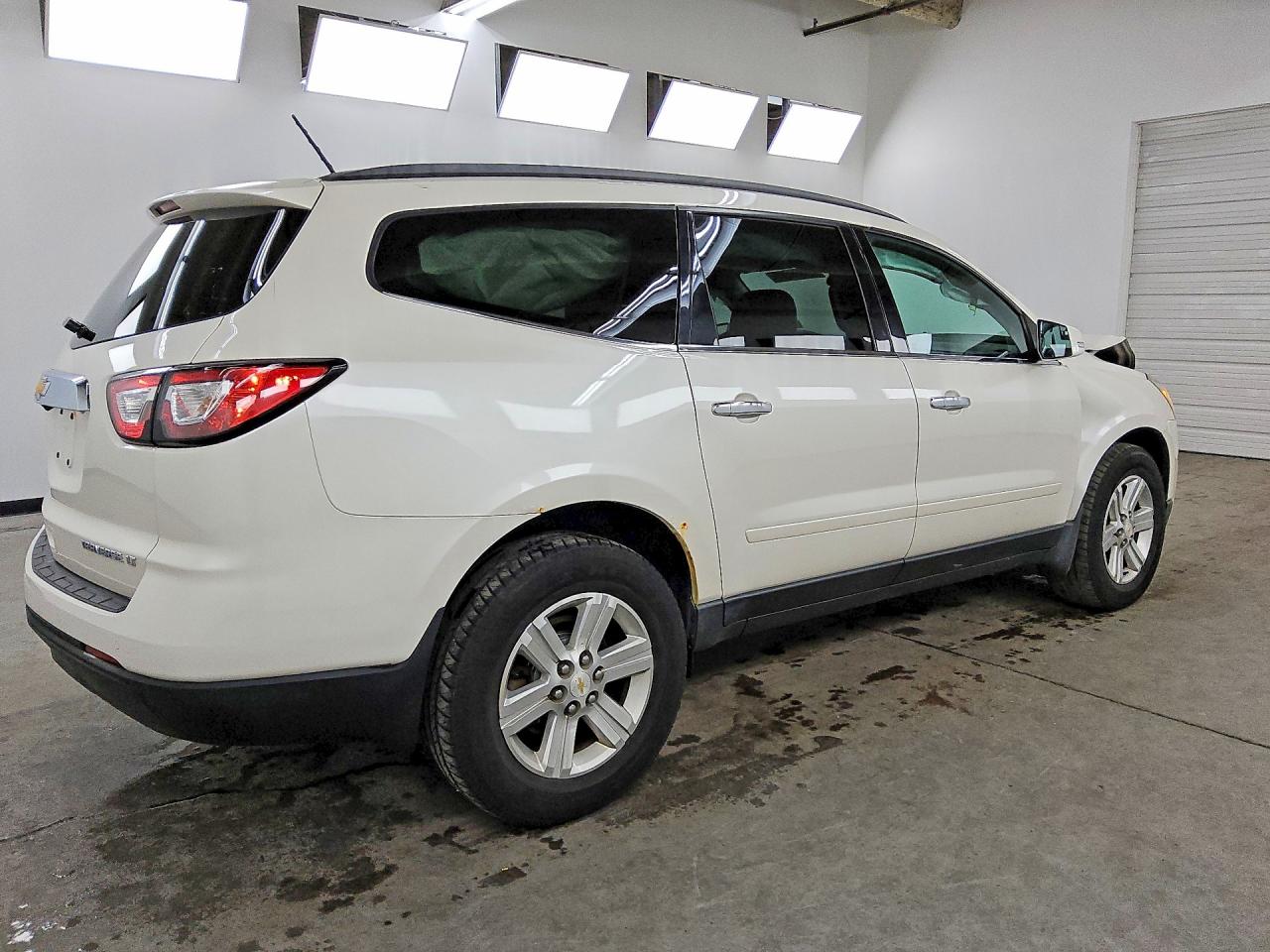 2013 Chevrolet Traverse Lt White vin: 1GNKVJKD0DJ189983