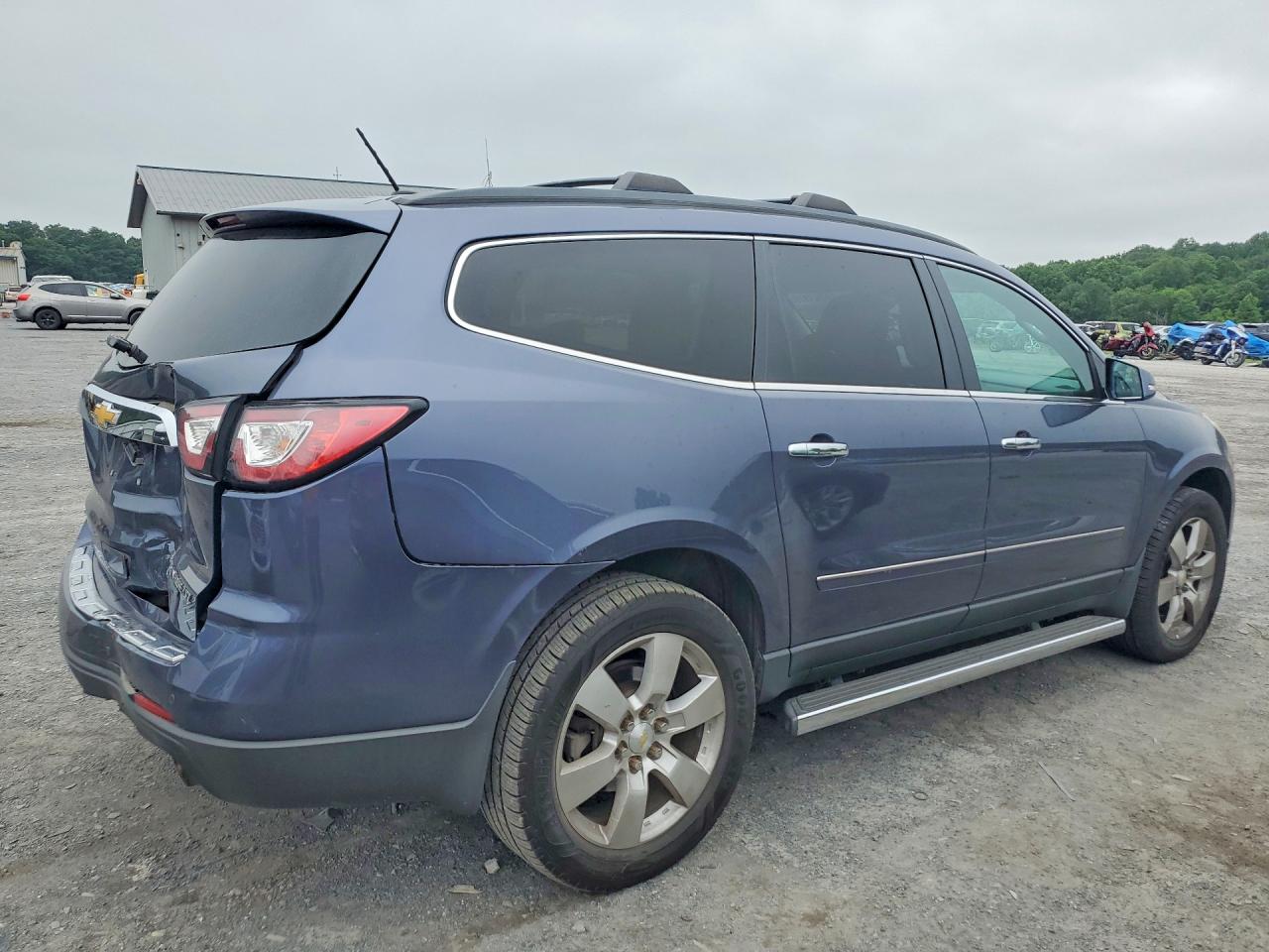 2014 Chevrolet Traverse Ltz Blue vin: 1GNKVJKD0EJ271861