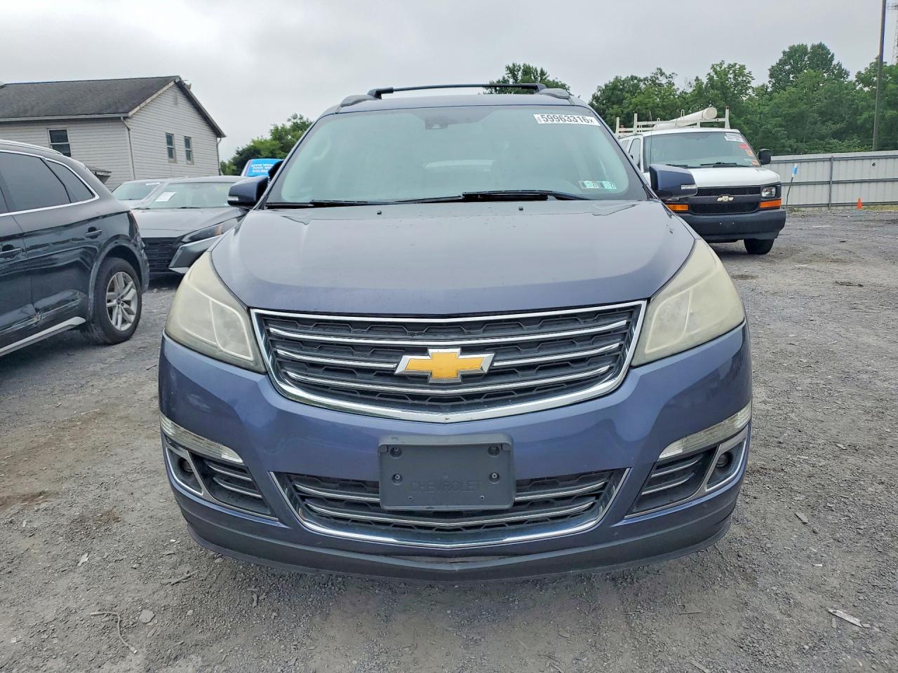 2014 Chevrolet Traverse Ltz Blue vin: 1GNKVJKD0EJ271861