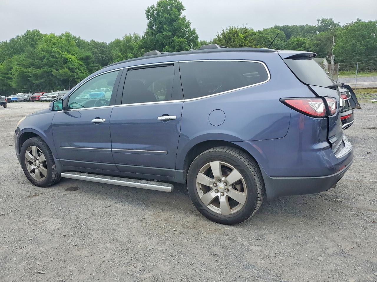 2014 Chevrolet Traverse Ltz Blue vin: 1GNKVJKD0EJ271861
