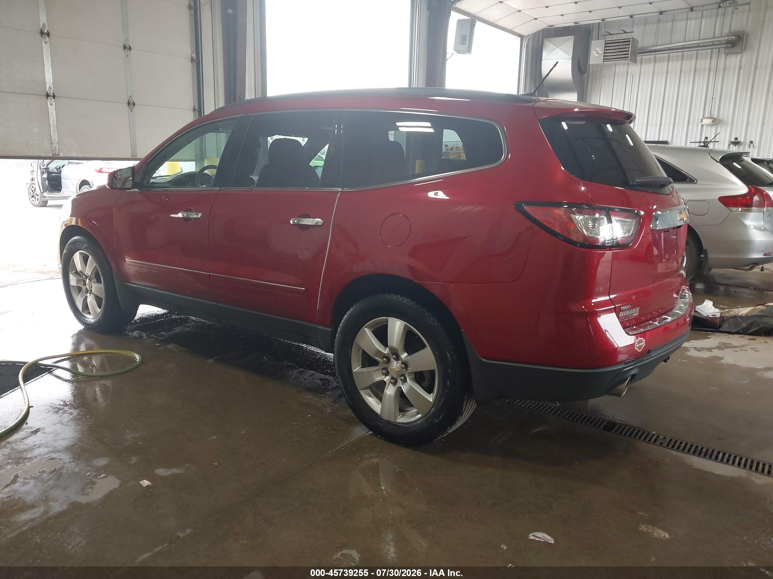 2014 Chevrolet Traverse Ltz Red vin: 1GNKVJKD1EJ256513