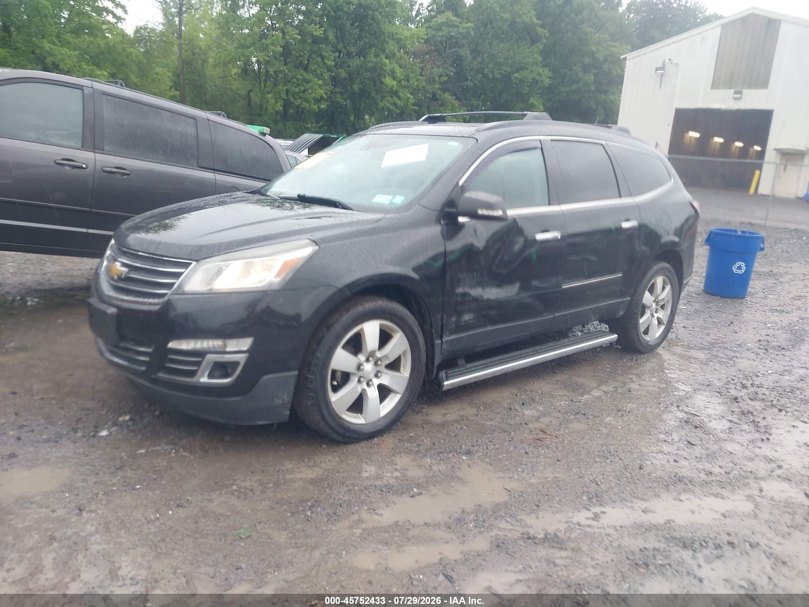 2015 Chevrolet Traverse Ltz Cream vin: 1GNKVJKD1FJ267903