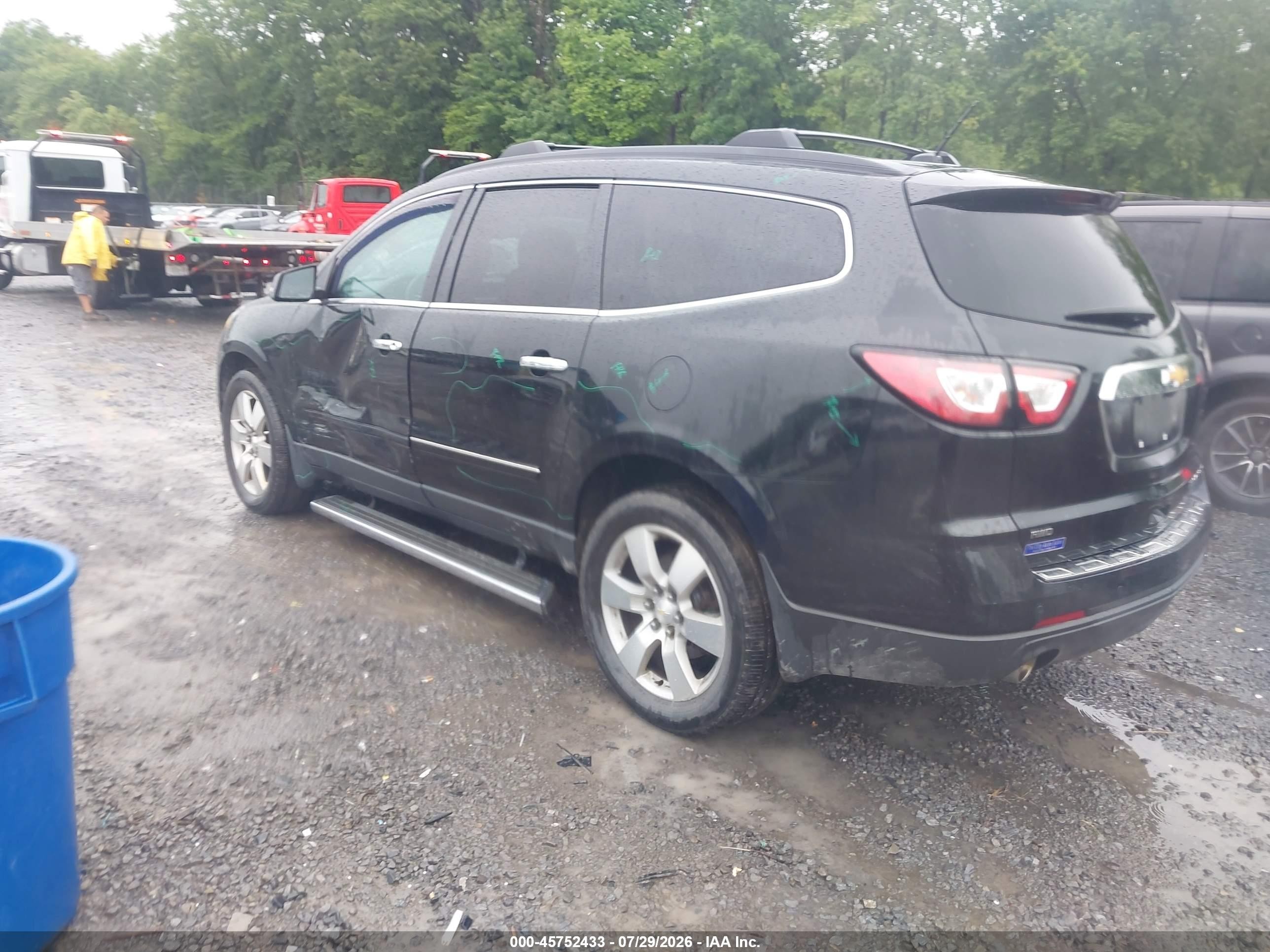 2015 Chevrolet Traverse Ltz Cream vin: 1GNKVJKD1FJ267903