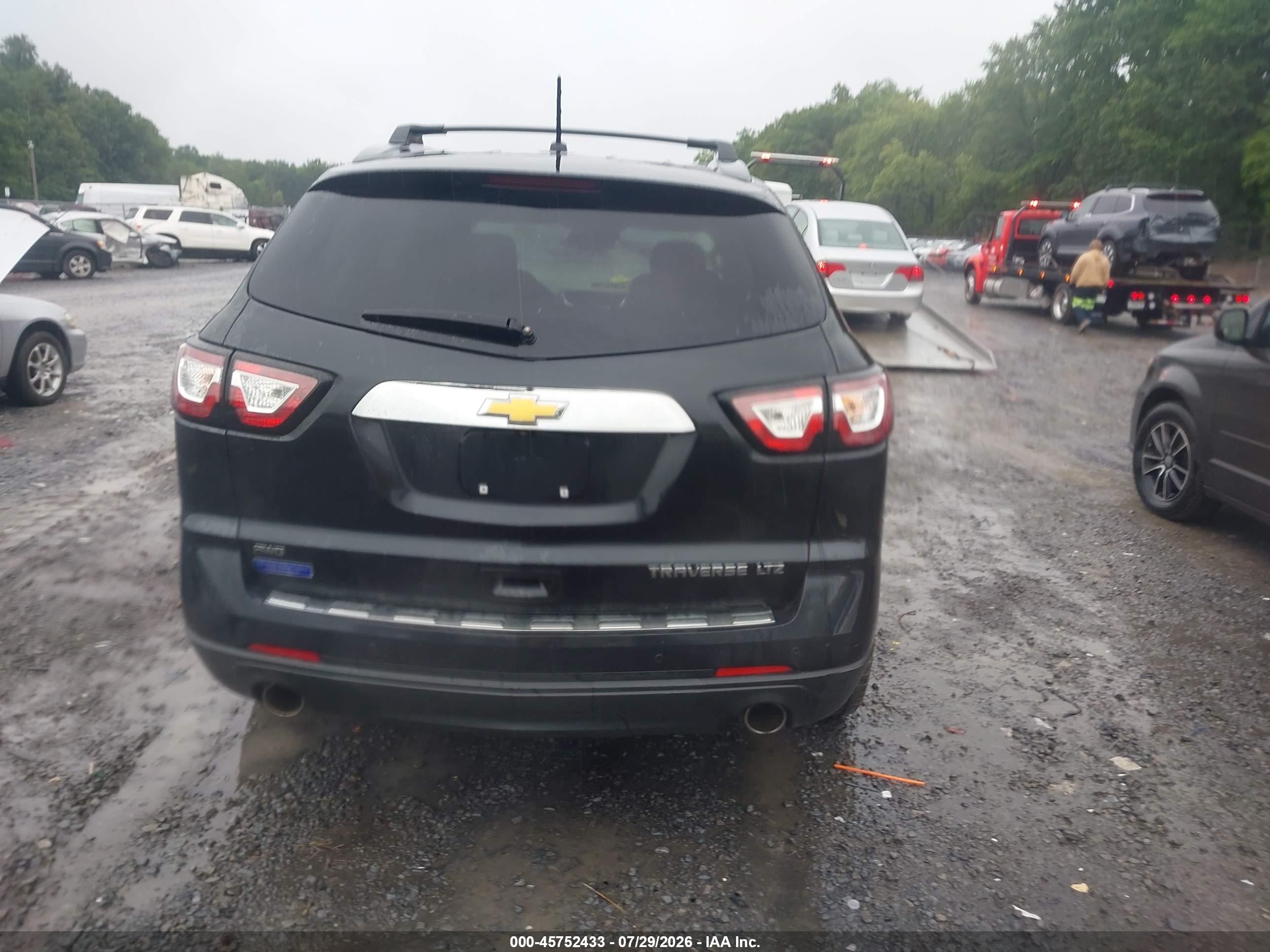 2015 Chevrolet Traverse Ltz Cream vin: 1GNKVJKD1FJ267903