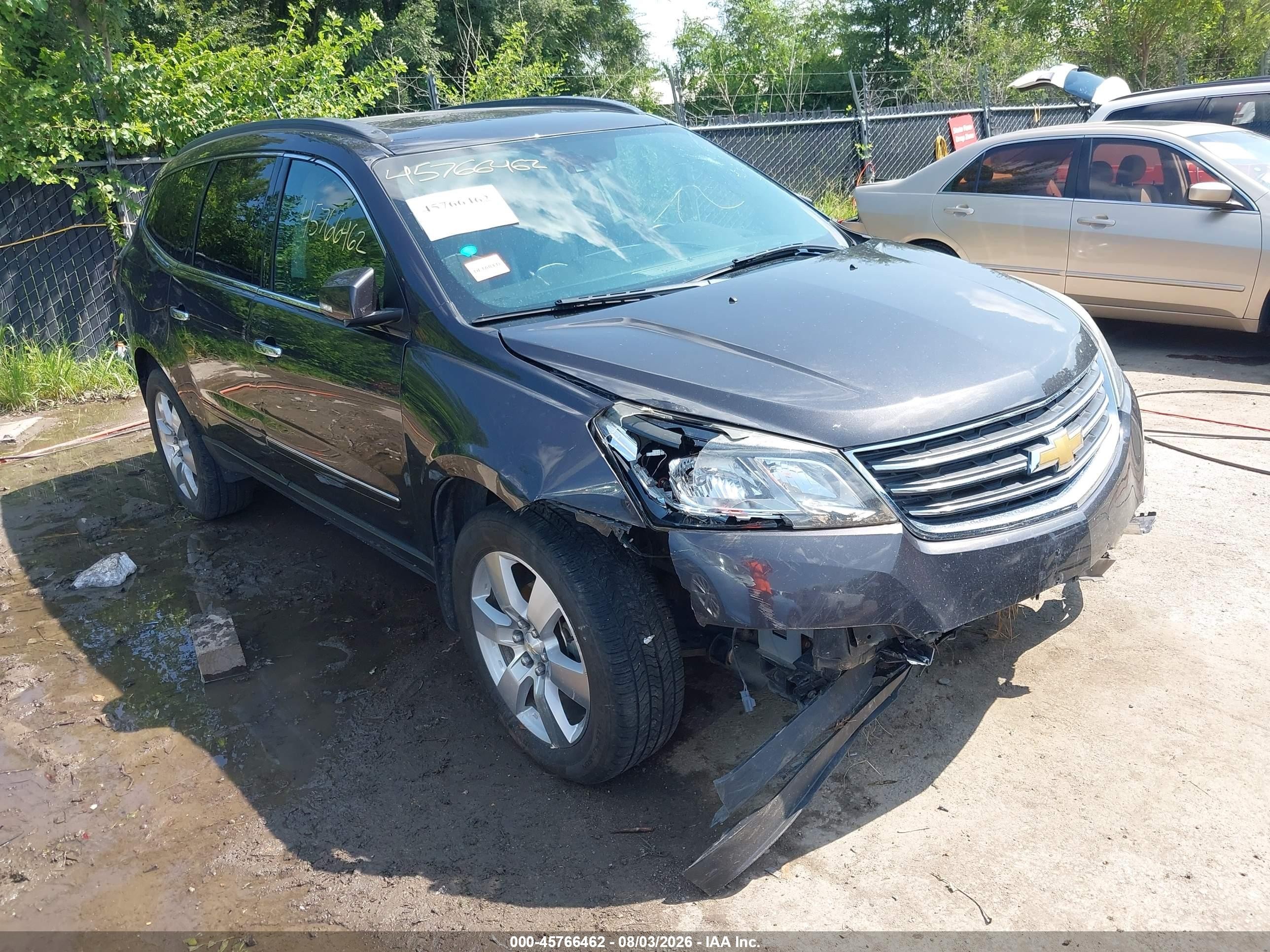 2015 Chevrolet Traverse Ltz Gray vin: 1GNKVJKD1FJ301676