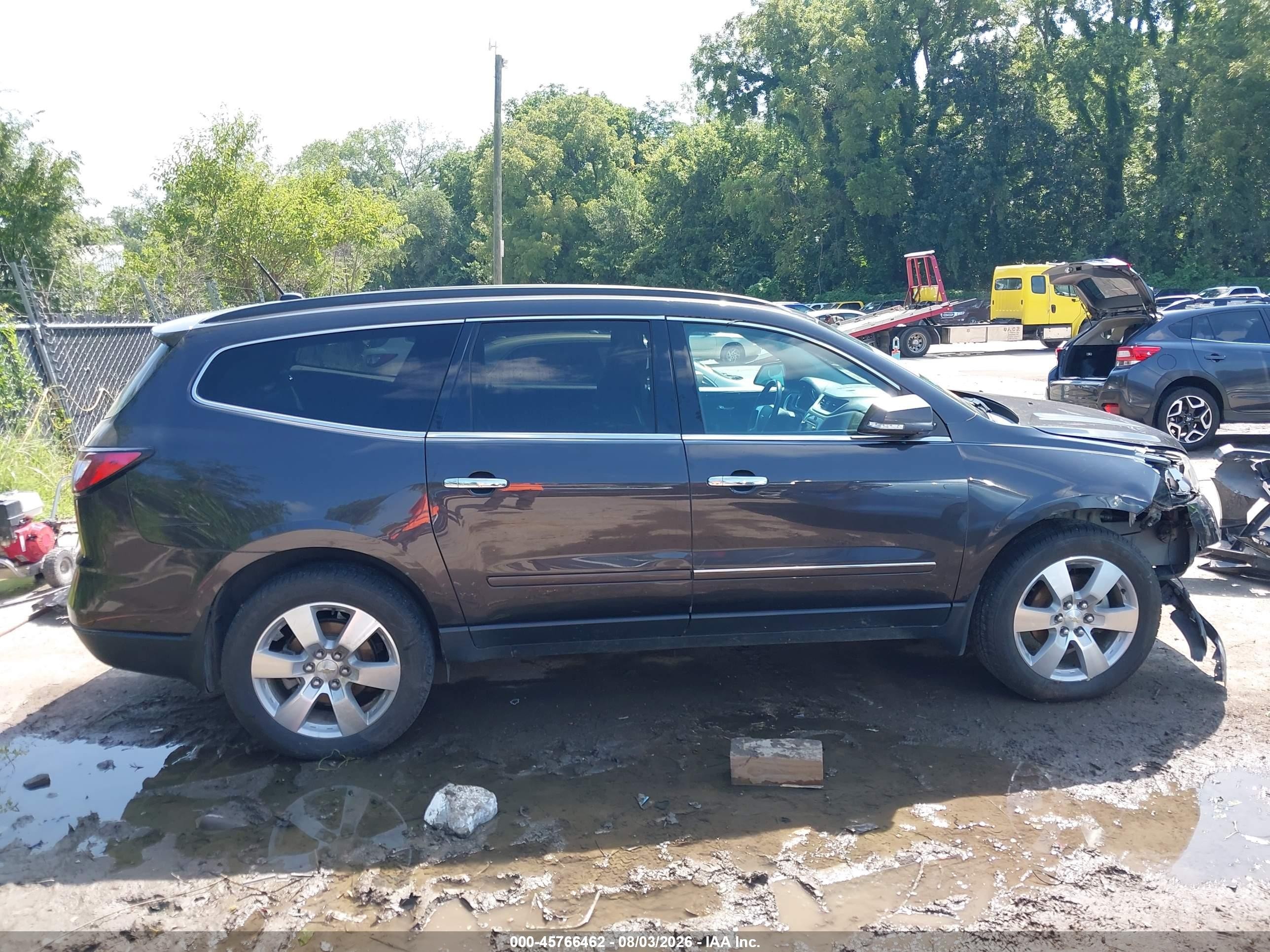 2015 Chevrolet Traverse Ltz Gray vin: 1GNKVJKD1FJ301676