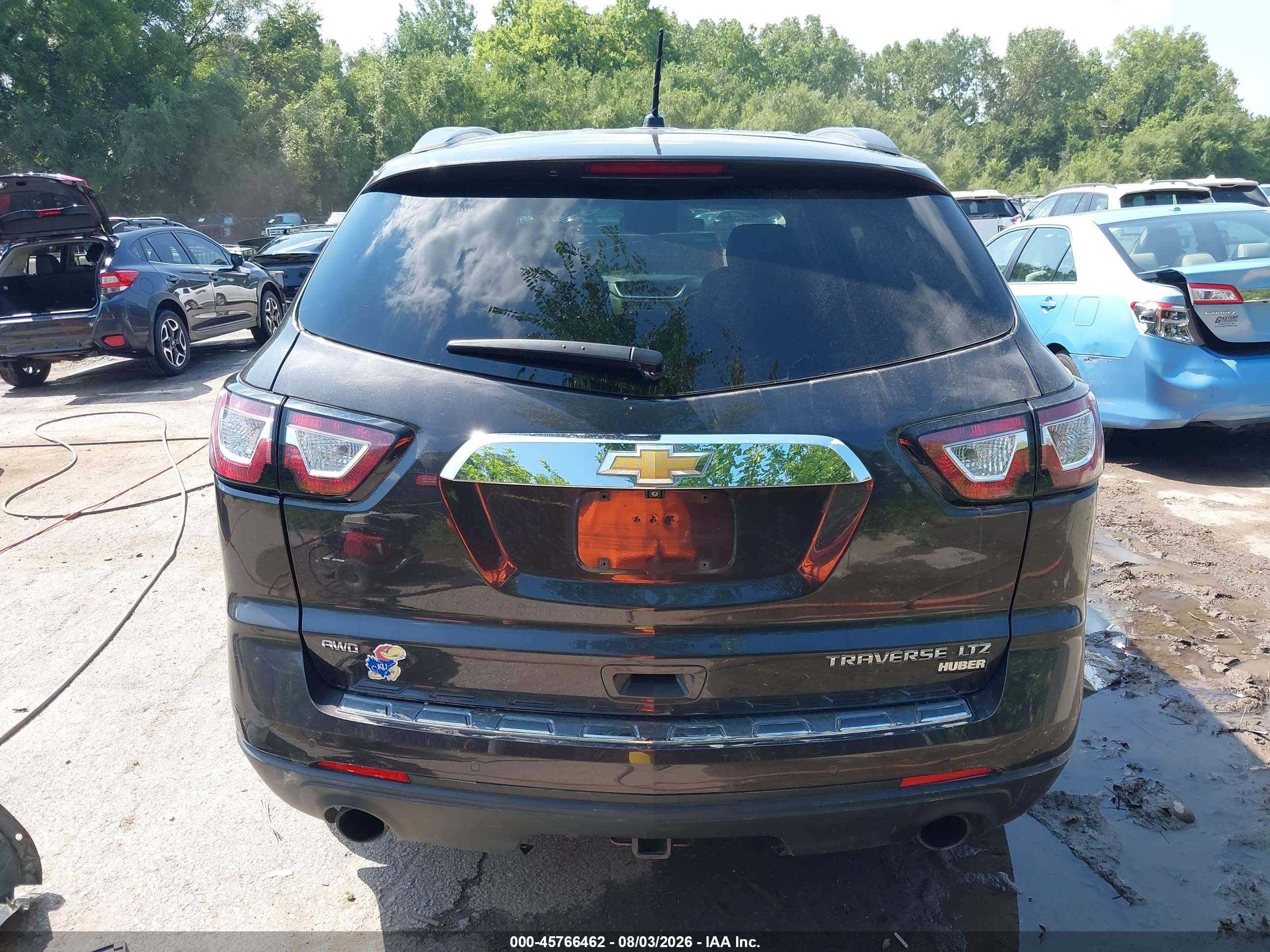 2015 Chevrolet Traverse Ltz Gray vin: 1GNKVJKD1FJ301676