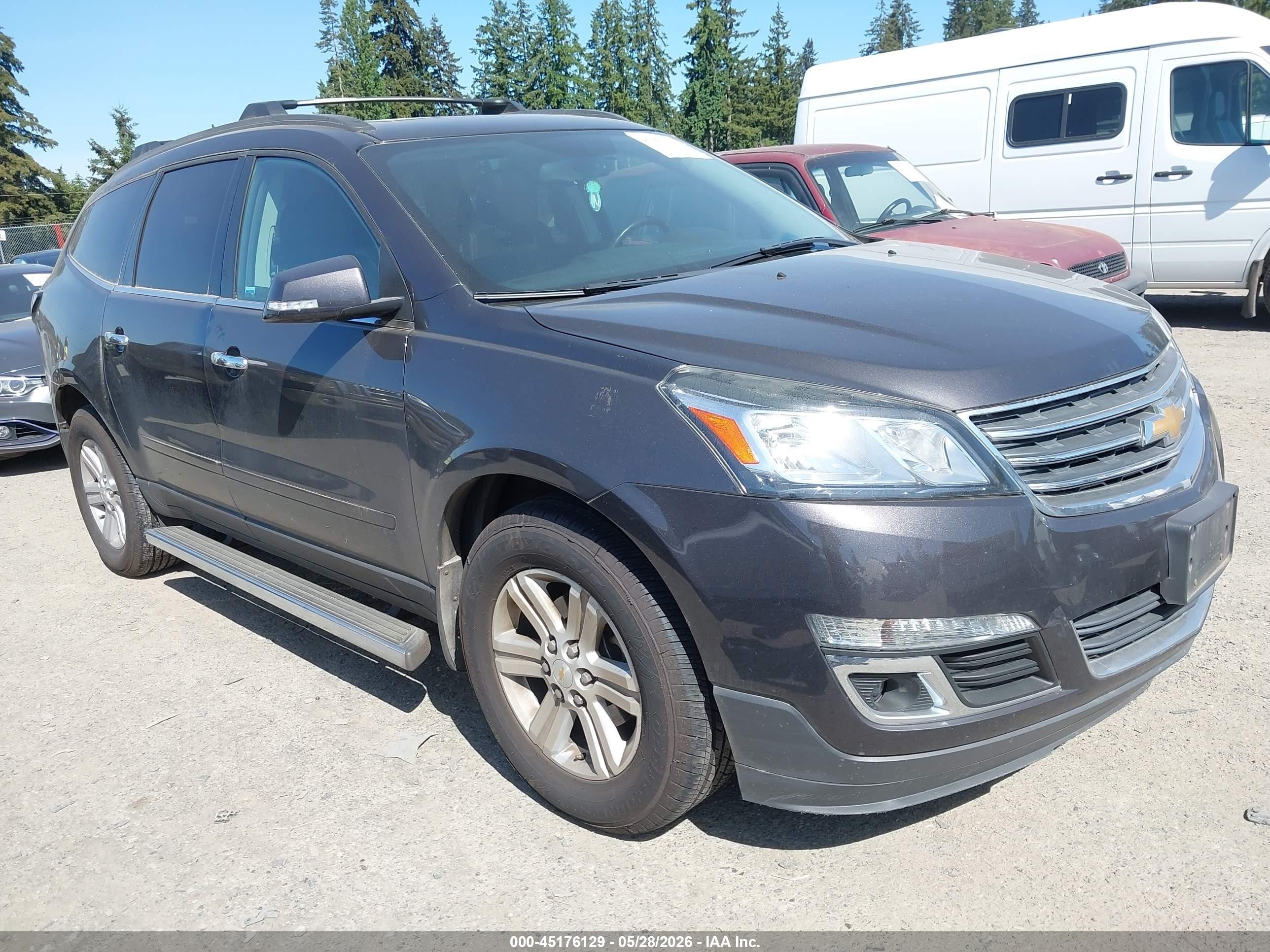 2013 Chevrolet Traverse 2lt Gray vin: 1GNKVJKD2DJ124732