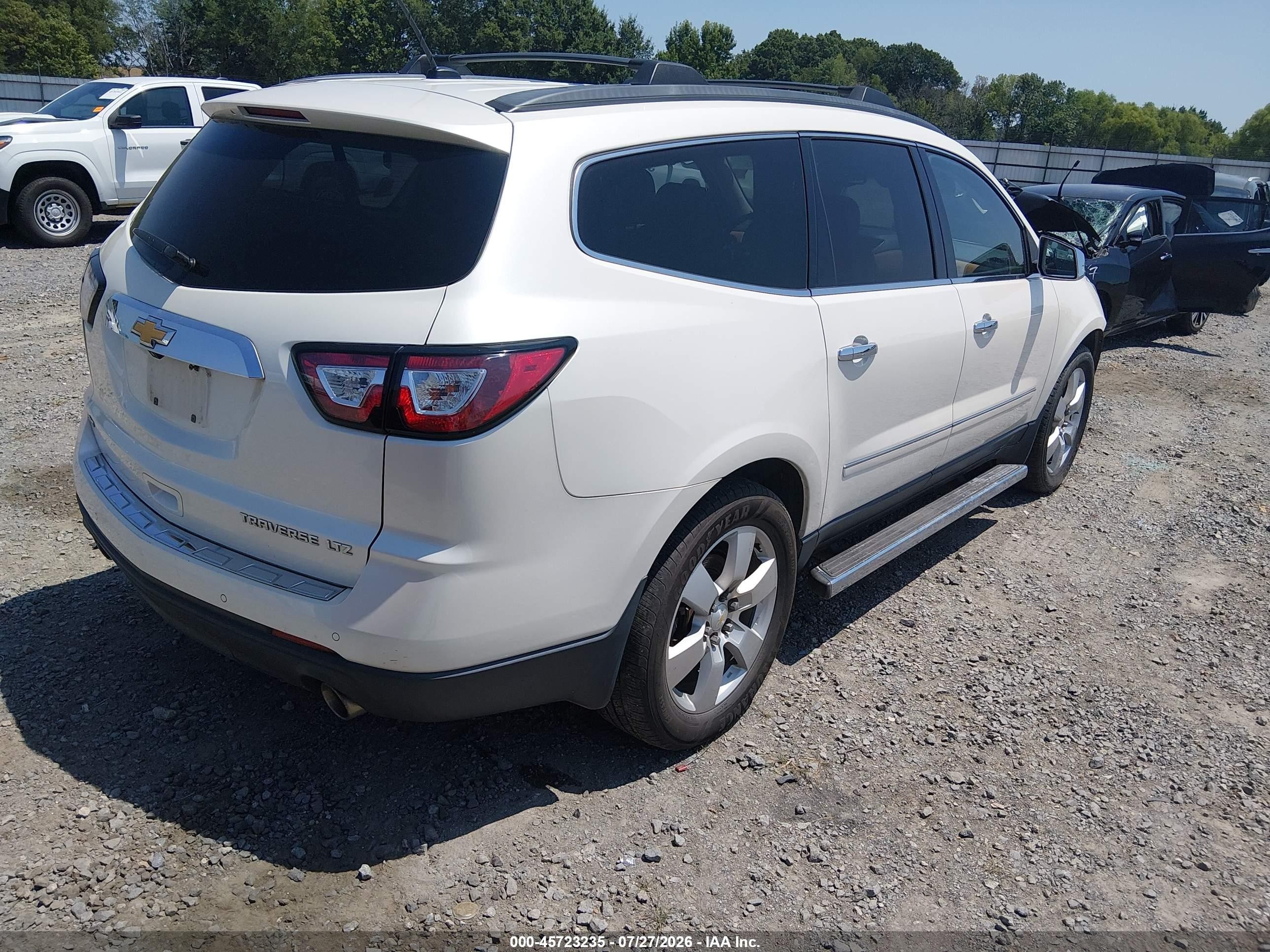 2014 Chevrolet Traverse Ltz Tan vin: 1GNKVJKD2EJ217767