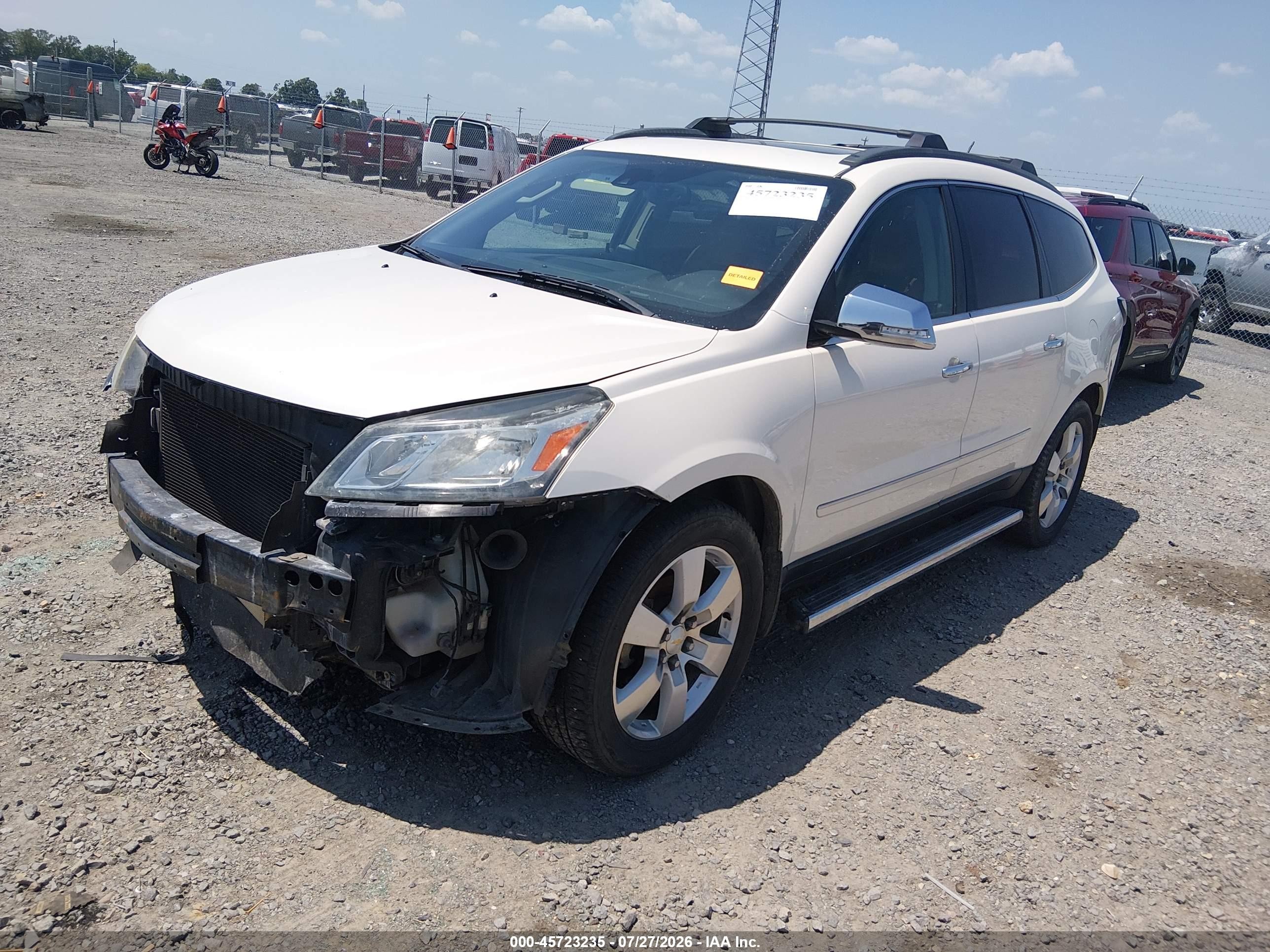 2014 Chevrolet Traverse Ltz Tan vin: 1GNKVJKD2EJ217767