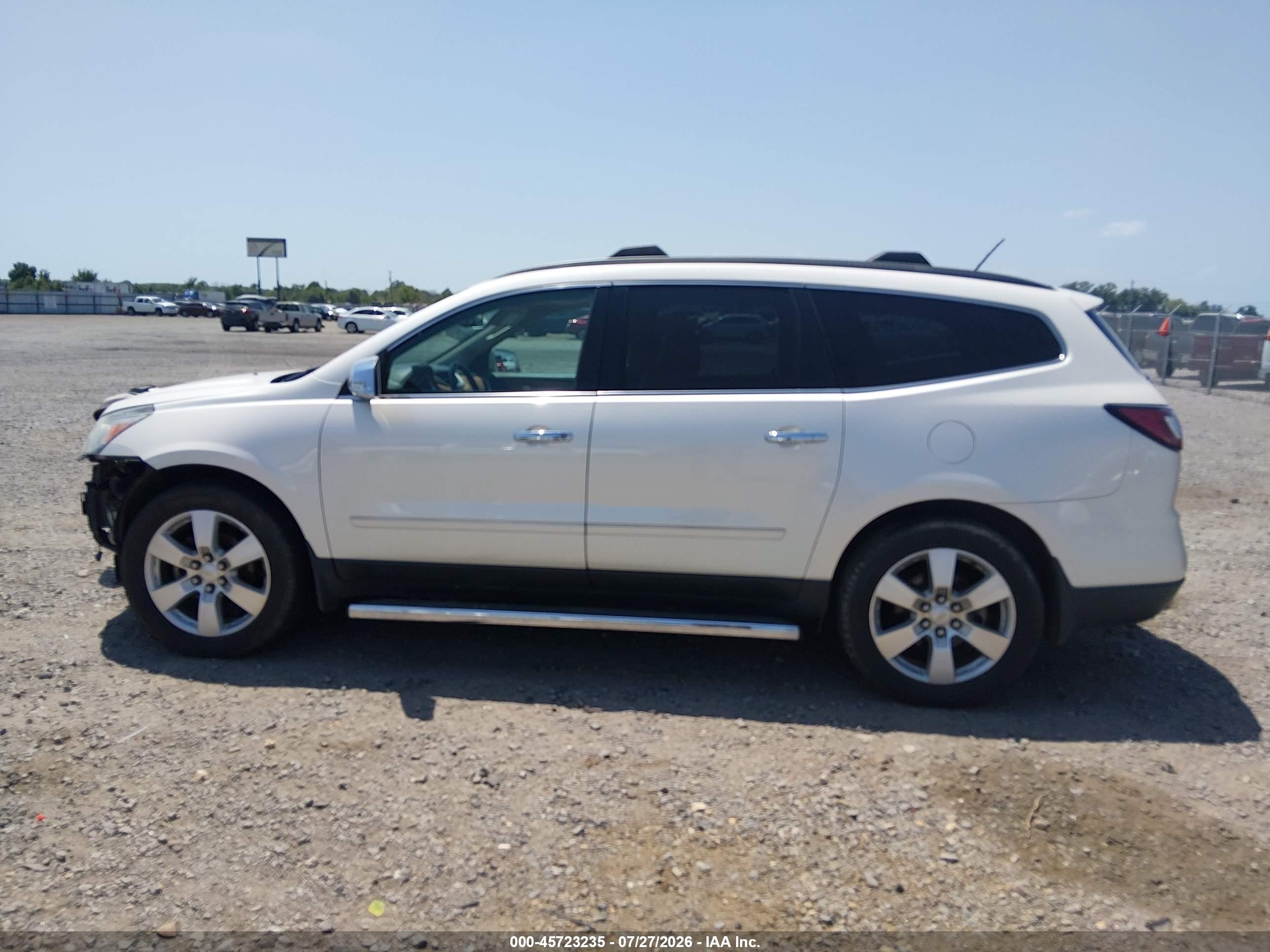 2014 Chevrolet Traverse Ltz Tan vin: 1GNKVJKD2EJ217767