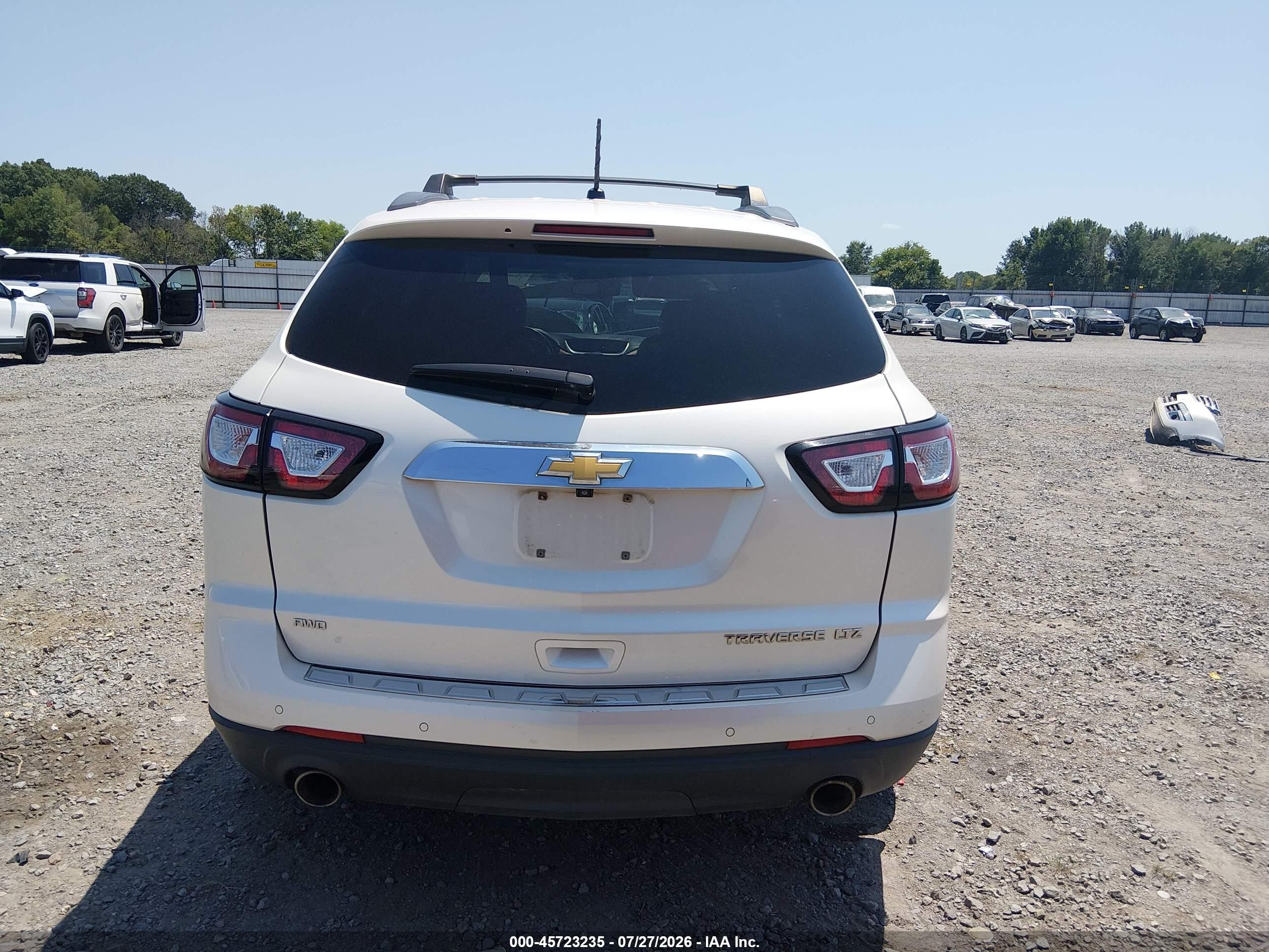 2014 Chevrolet Traverse Ltz Tan vin: 1GNKVJKD2EJ217767