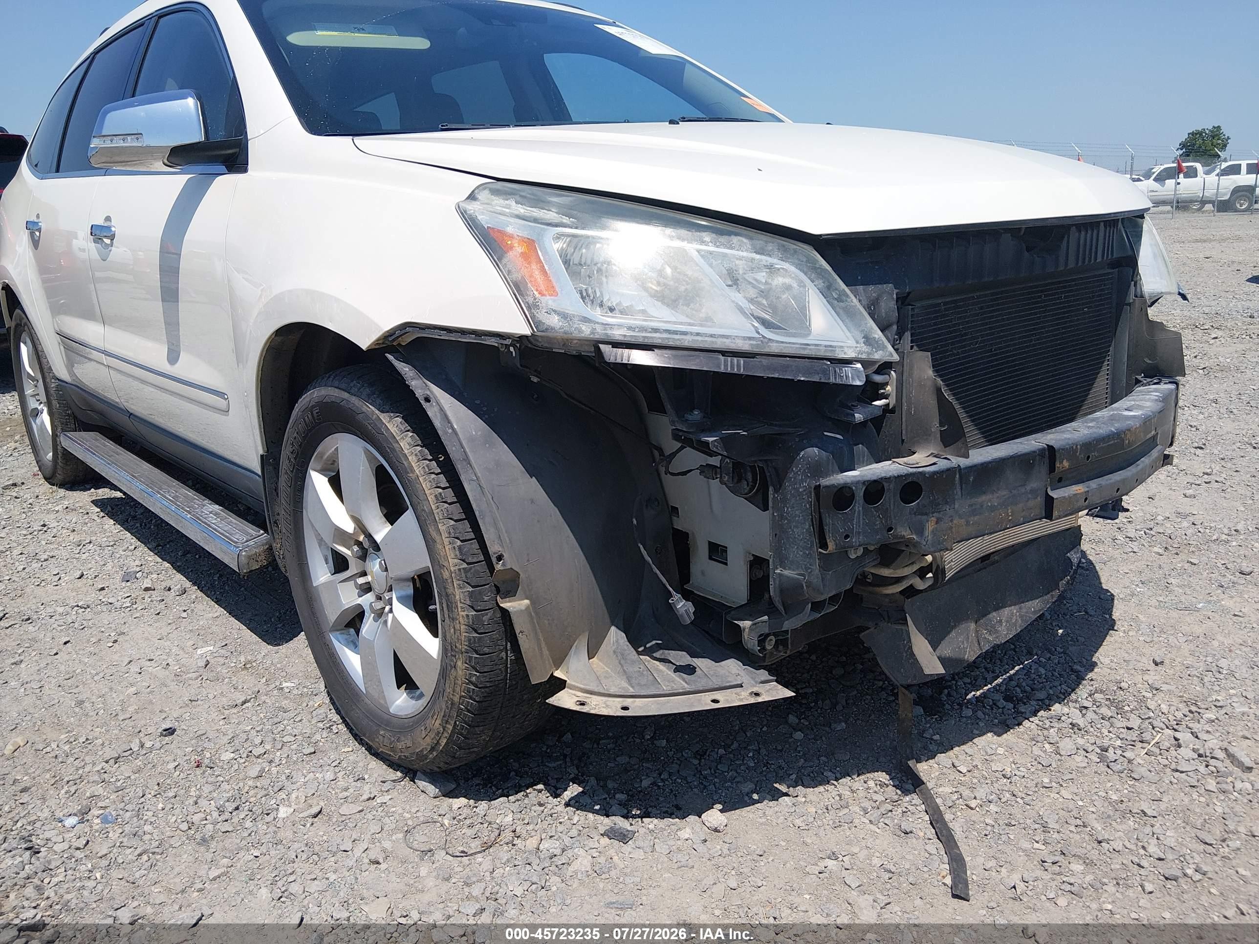 2014 Chevrolet Traverse Ltz Tan vin: 1GNKVJKD2EJ217767