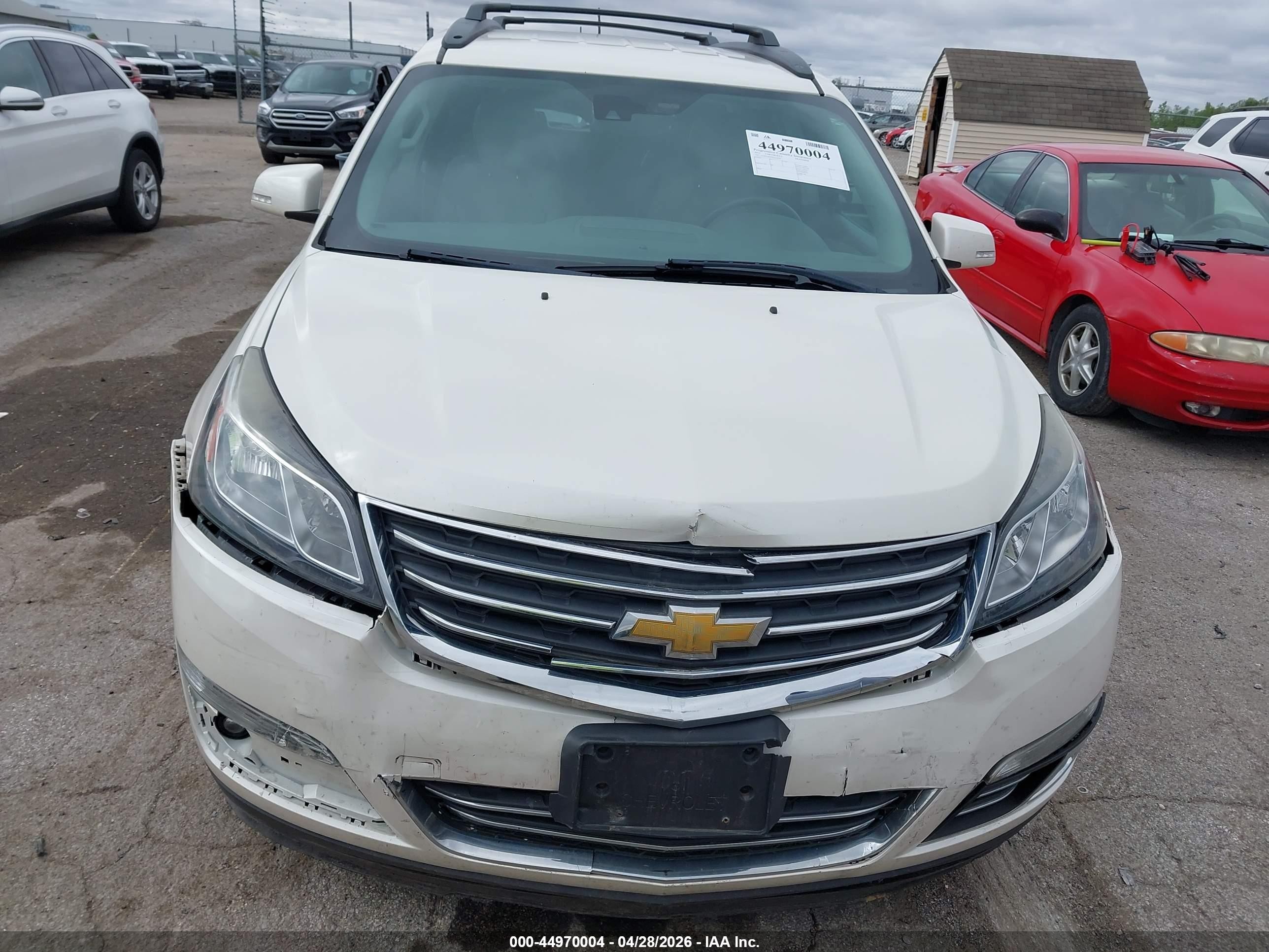 2015 Chevrolet Traverse Ltz Cream vin: 1GNKVJKD2FJ236028