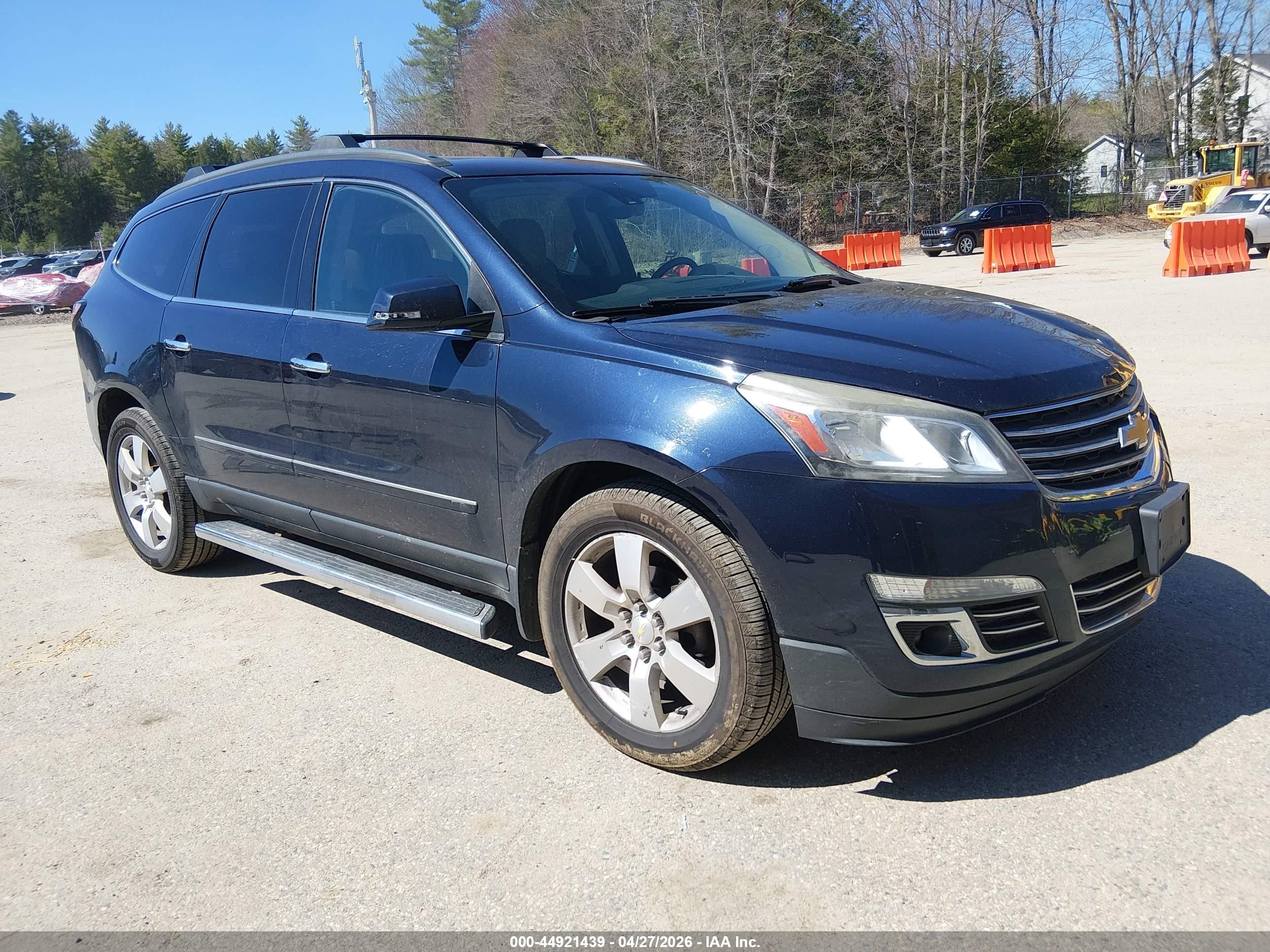 2015 Chevrolet Traverse Ltz Black vin: 1GNKVJKD2FJ383367