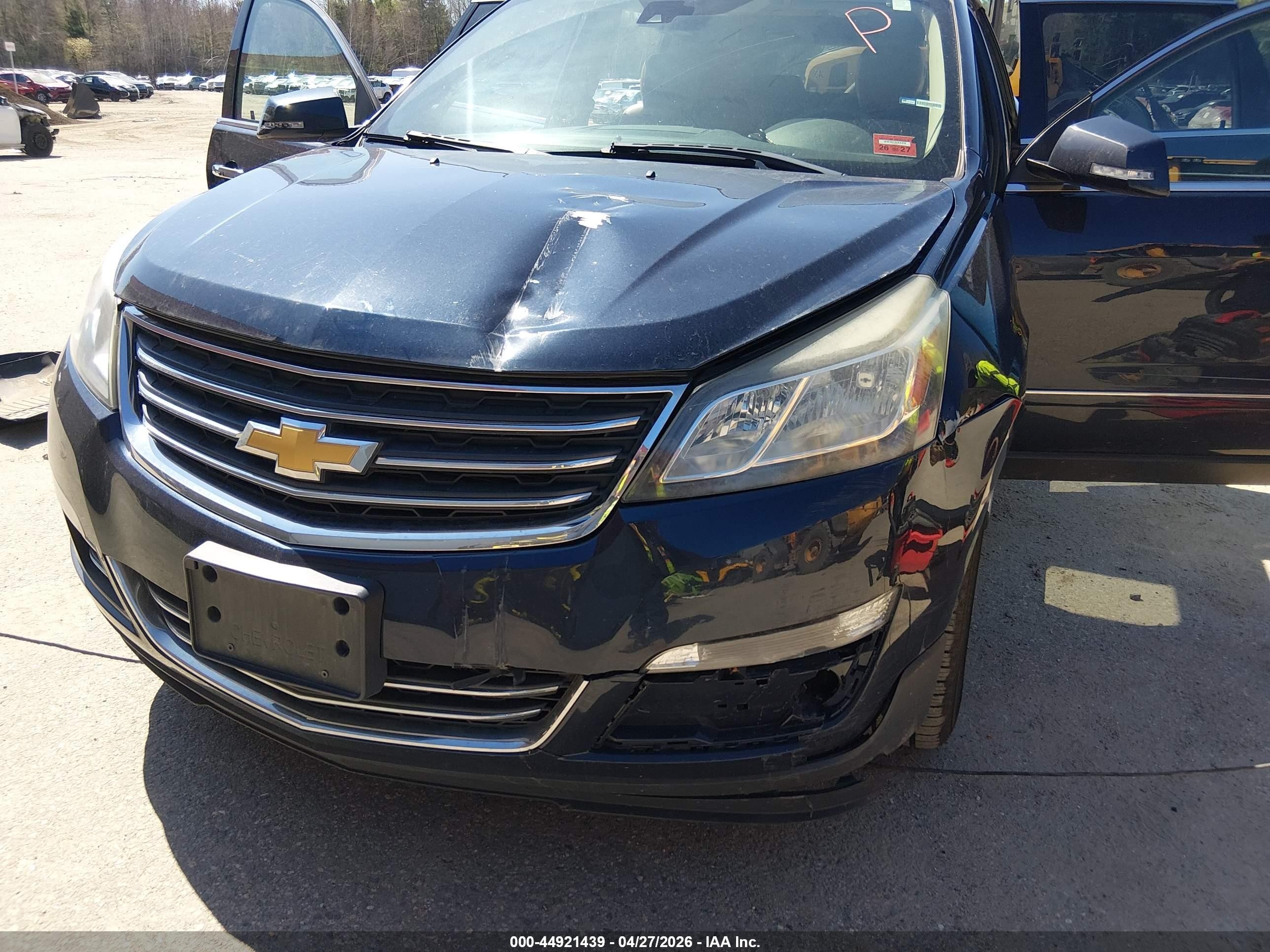 2015 Chevrolet Traverse Ltz Black vin: 1GNKVJKD2FJ383367